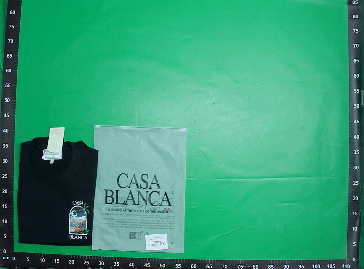 casablanca卡萨布兰卡短袖重磅纯棉260g美式潮牌小众宽松高街t恤 — miniatura QC 3