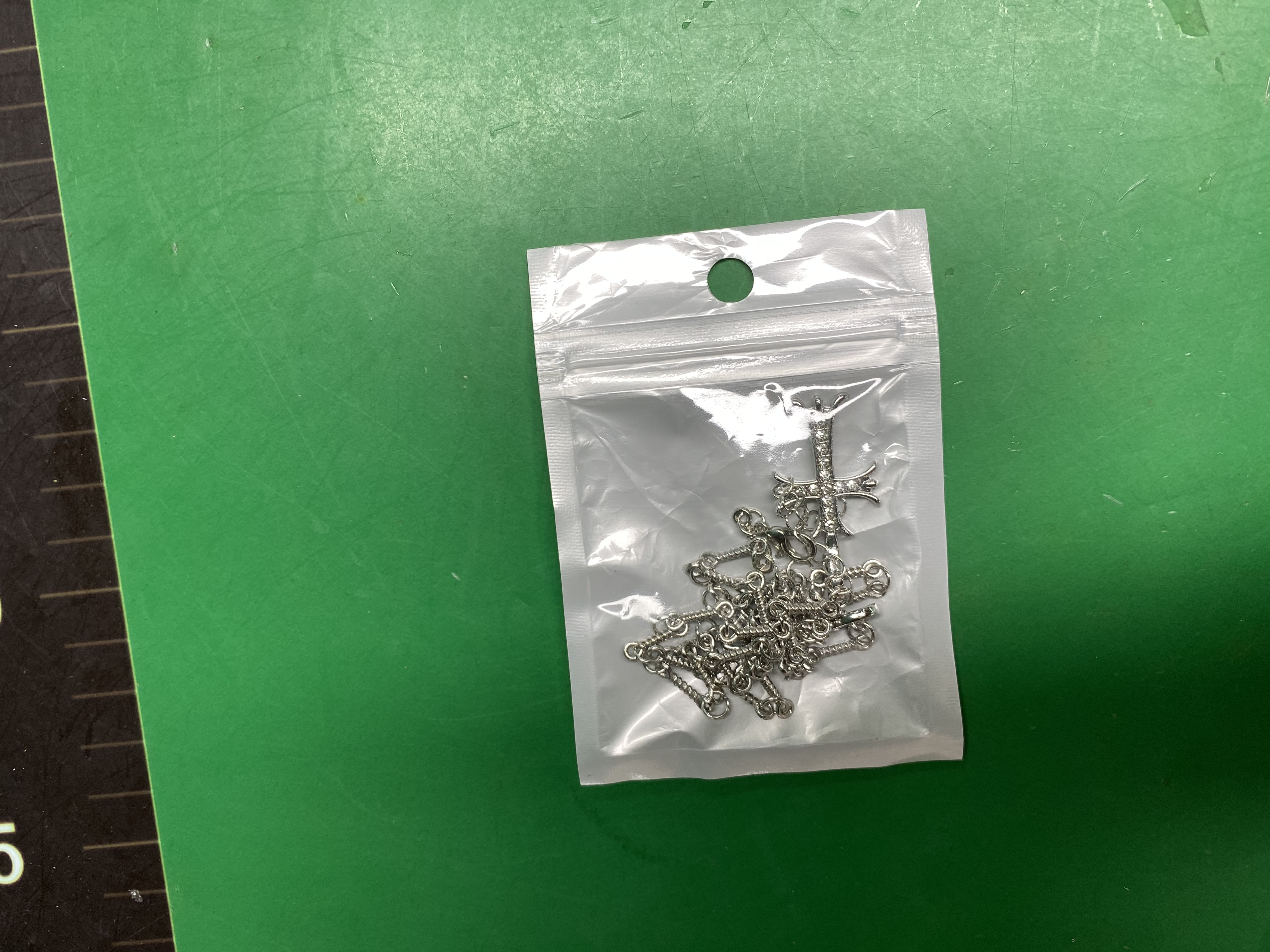 双十字架长款项链女夏季轻奢小众高级感锁骨链气质百搭配饰欧美风 — foto QC 1
