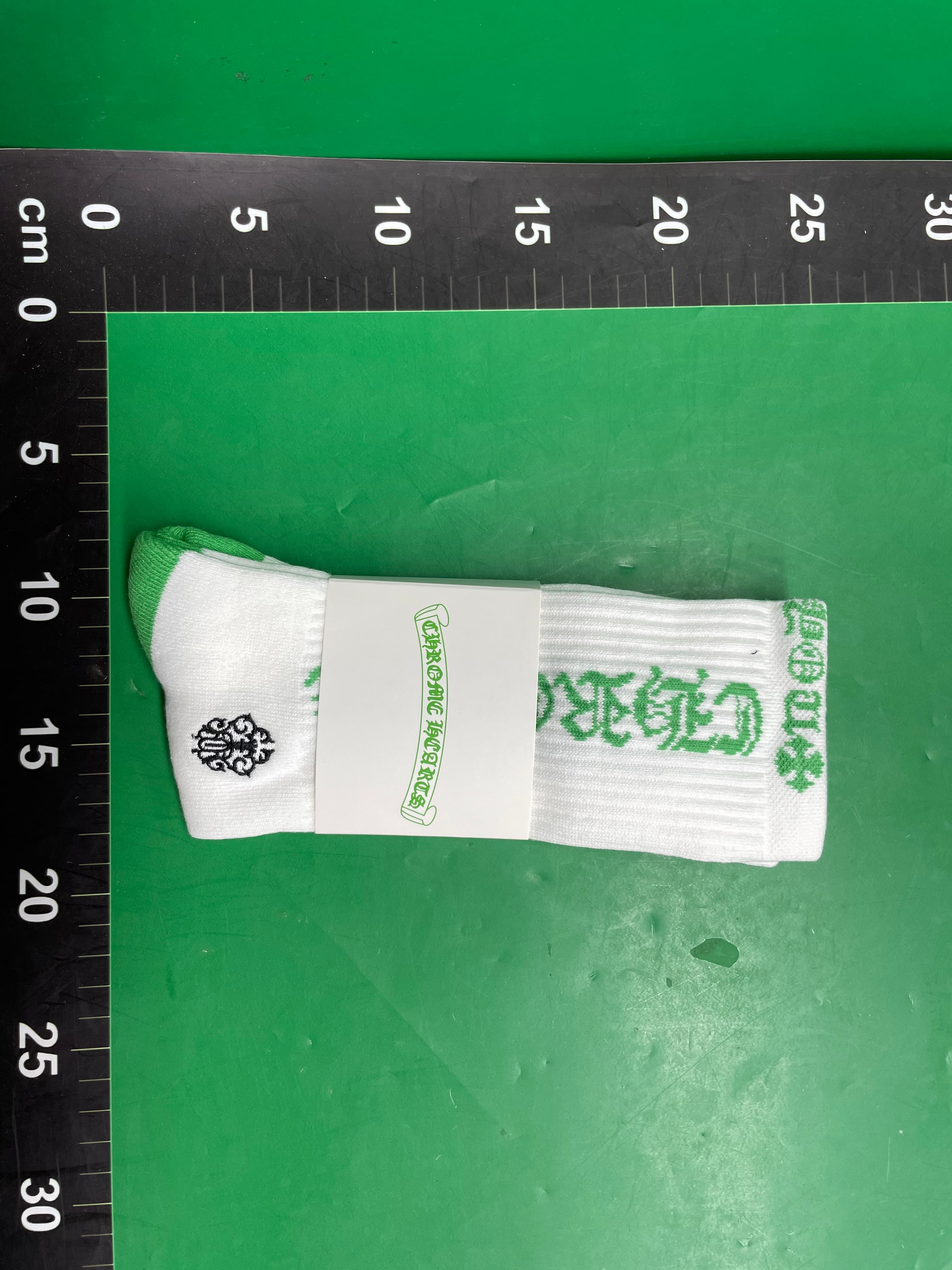 新品克罗爱心袜子CH涂鸦红唇毛巾底条纹字母刺绣标毛巾底瑞典潮袜 — foto QC 1