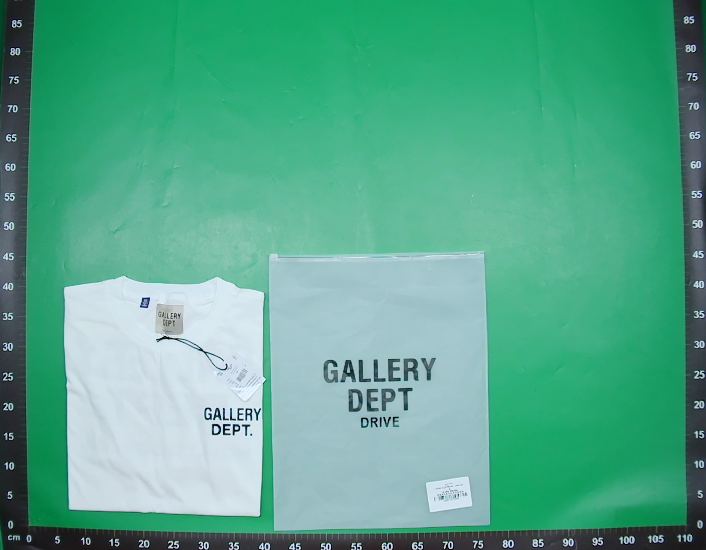 GALLERY DEPT  DRIVE高街潮牌复古彩色印花宽松情侣夏季短袖T恤男 — foto QC 1