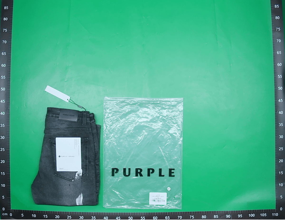 跨境美式PurpleBr高街破洞刺绣贴布复古直筒牛仔裤amlri弹力牛仔 — miniatura QC 6