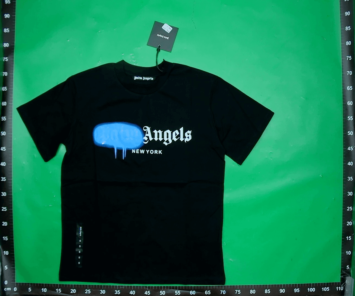 三标齐全高版本Palm Angels现货实拍纯棉印花短袖圆领T恤男女同款 — miniatura QC 4
