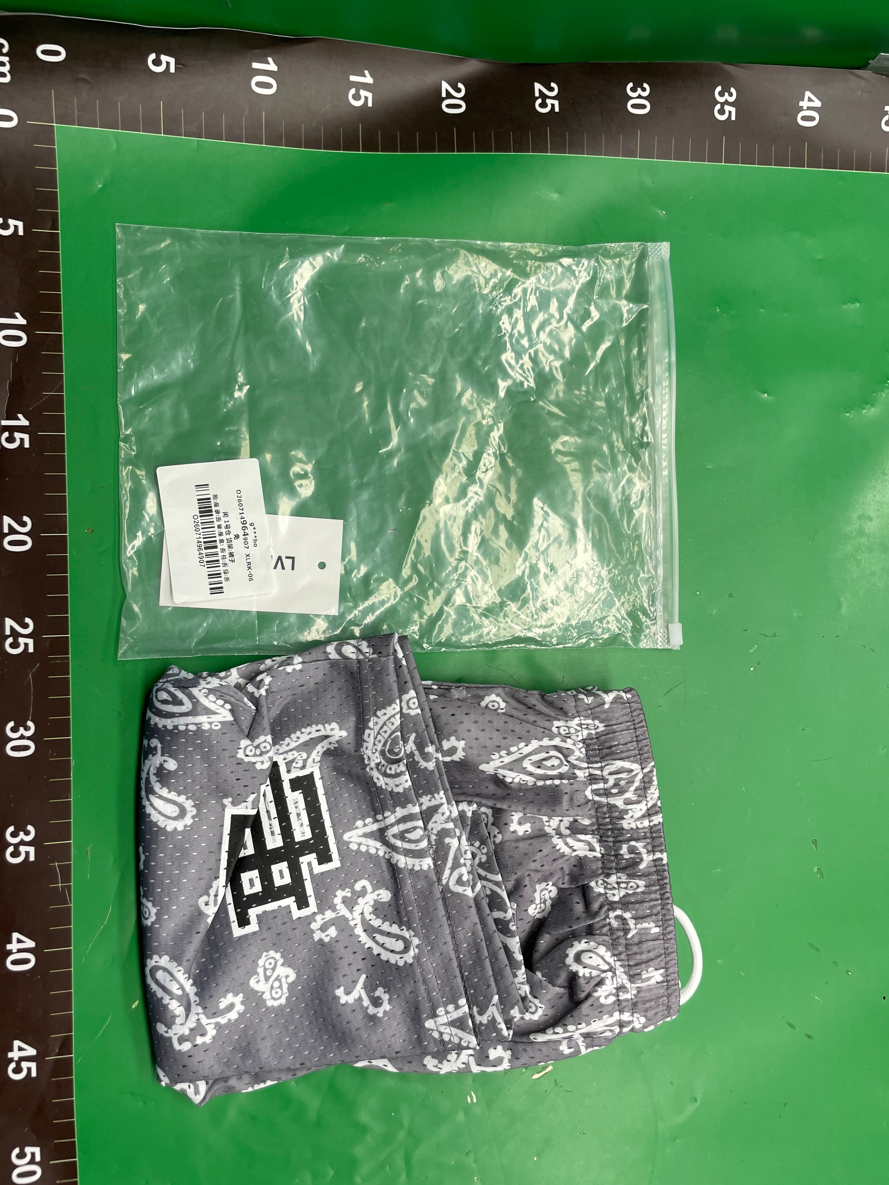 EE print shorts美式潮牌Ericemanuel休闲运动网眼抽绳短裤男外贸 — miniatura QC 4