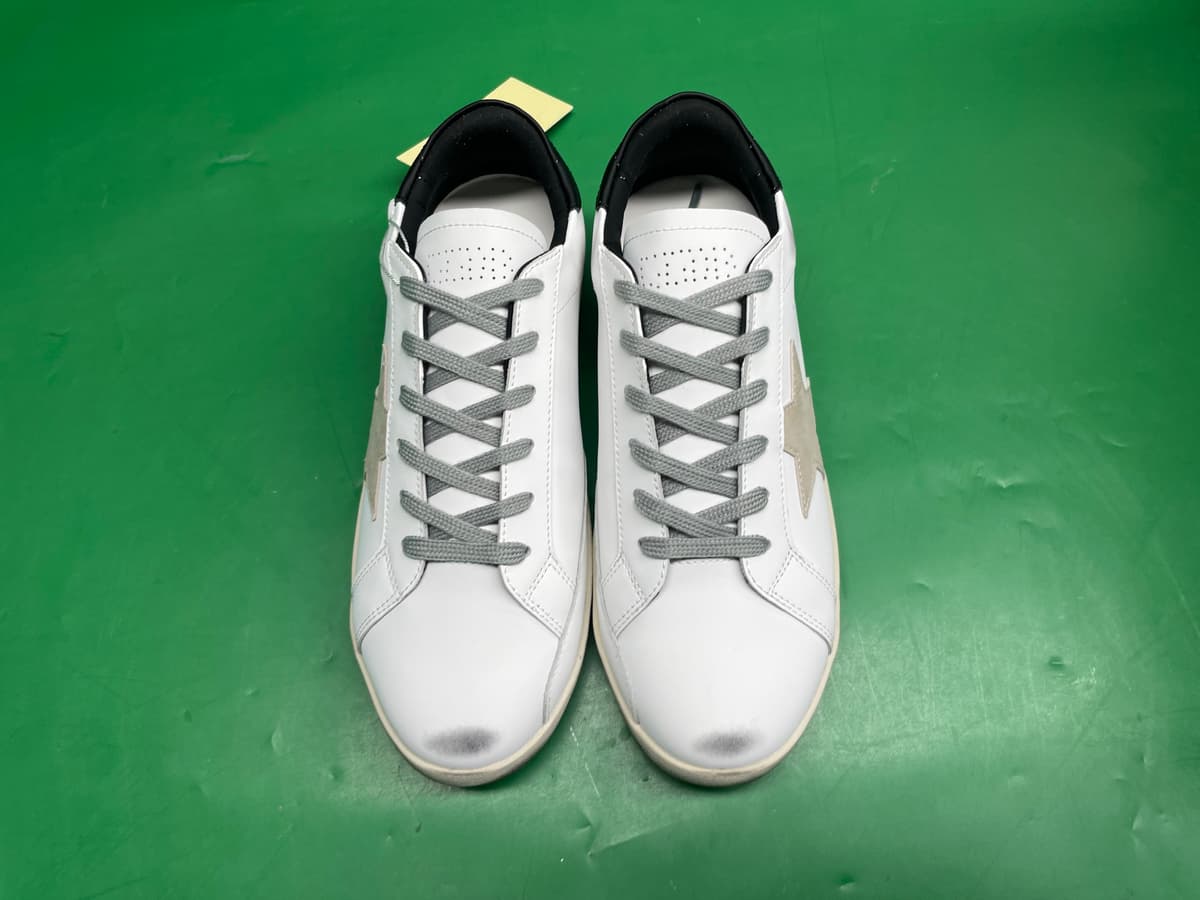 Korean Old Star Small Dirty Shoes for Women 2024 New Versatile Internet Celebrity Sneakers with Increased Dirty Cowhide White Shoes — miniatura QC 3