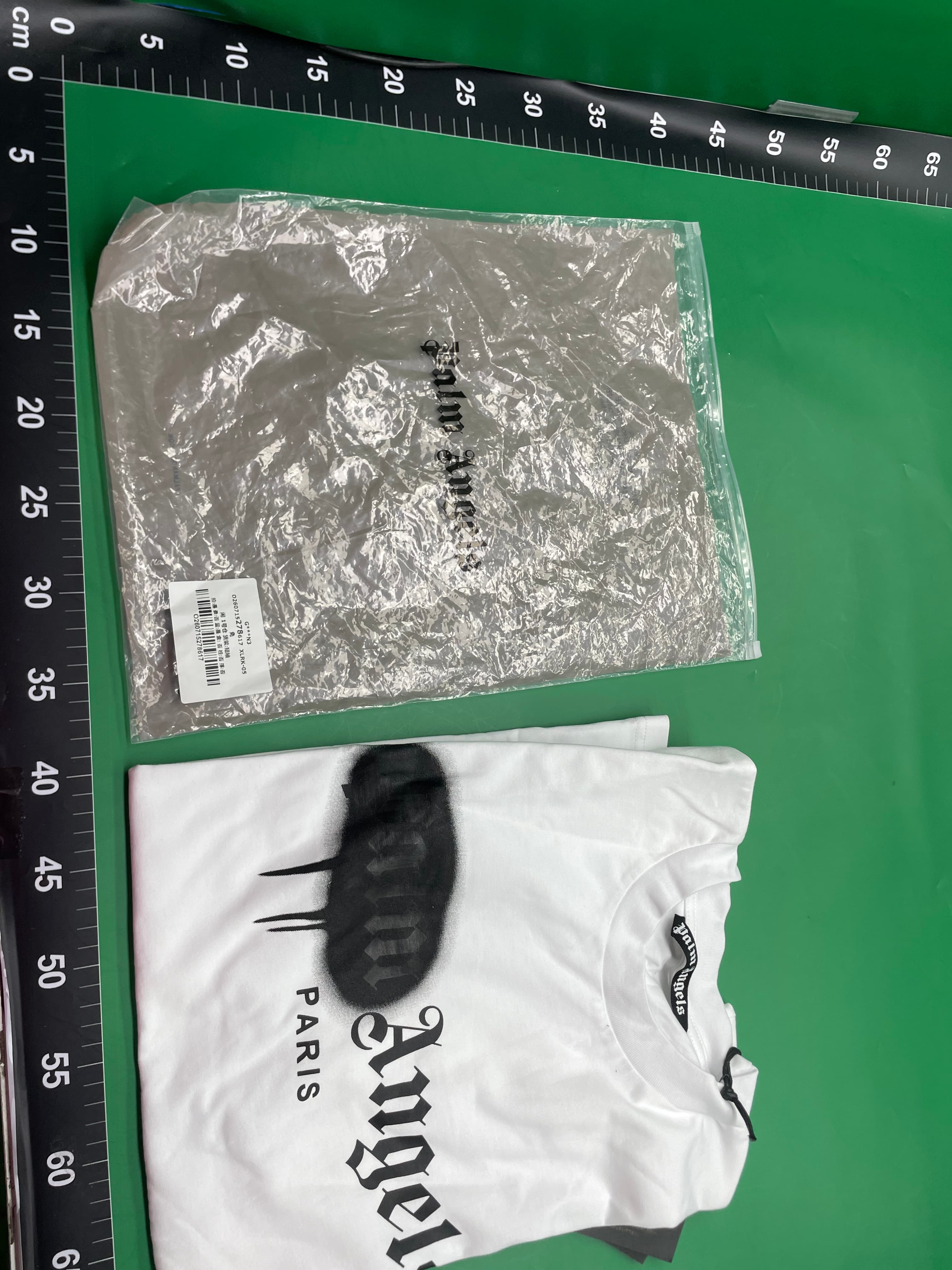 三标齐全高版本Palm Angels现货实拍纯棉印花短袖圆领T恤男女同款 — miniatura QC 2