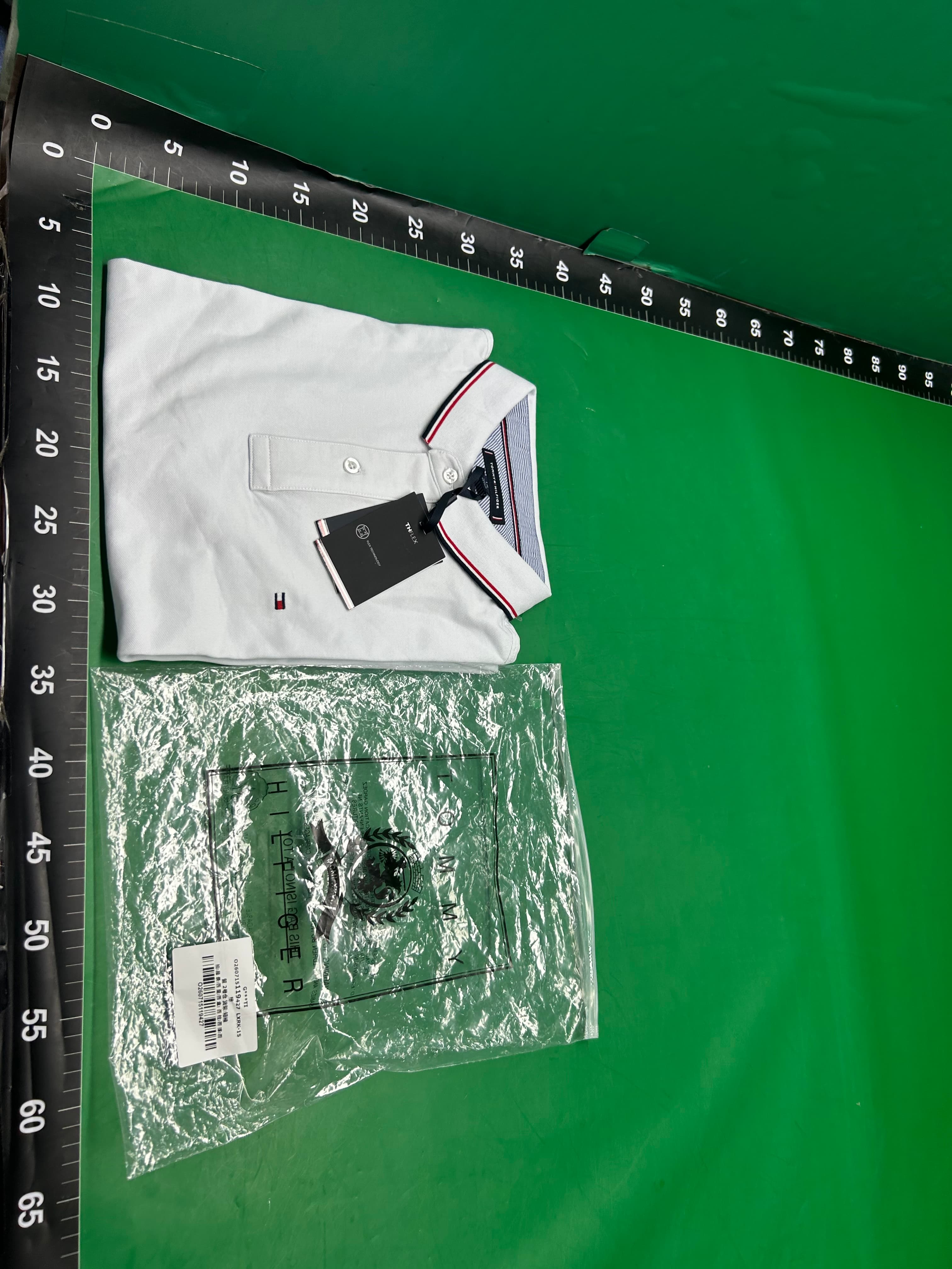 汤米tommy 短袖POLO衫男装纯色翻领T恤半袖 珠地棉正品 — miniatura QC 3