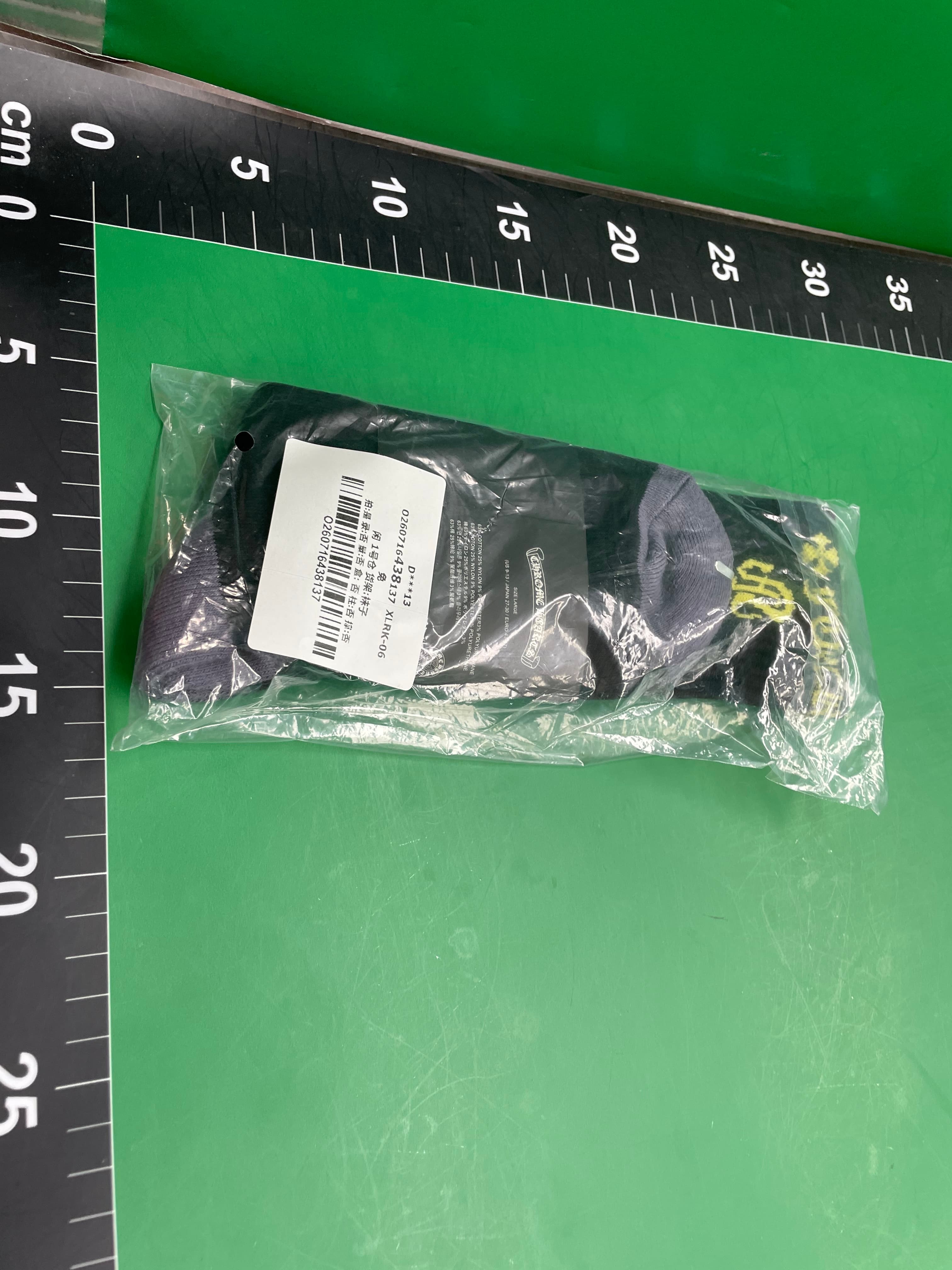 新品克罗爱心袜子CH涂鸦红唇毛巾底条纹字母刺绣标毛巾底瑞典潮袜 — miniatura QC 4