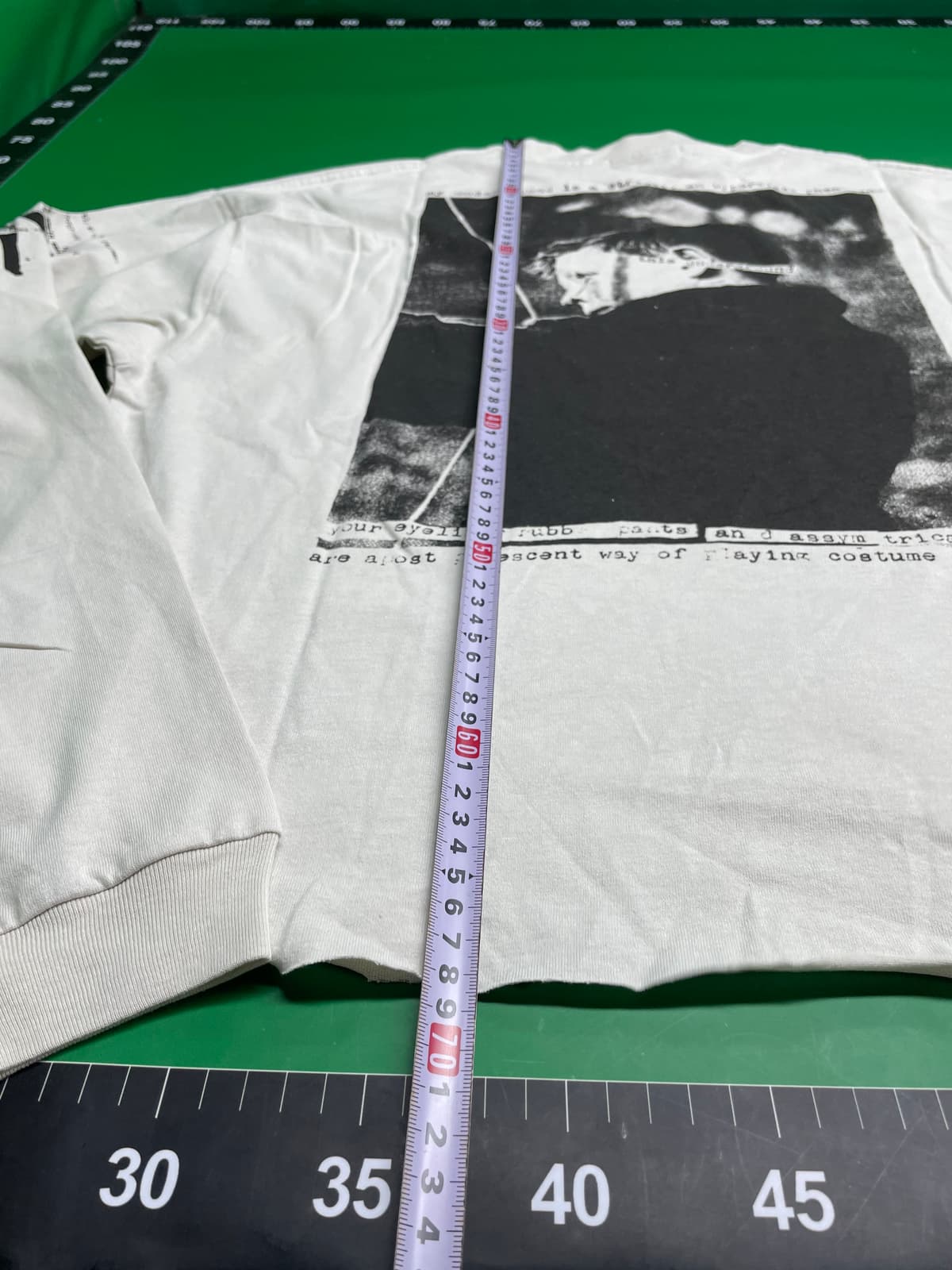 【忧郁单品】ERD24SS忧郁的富二代 白色富少射箭长袖 — foto QC 1