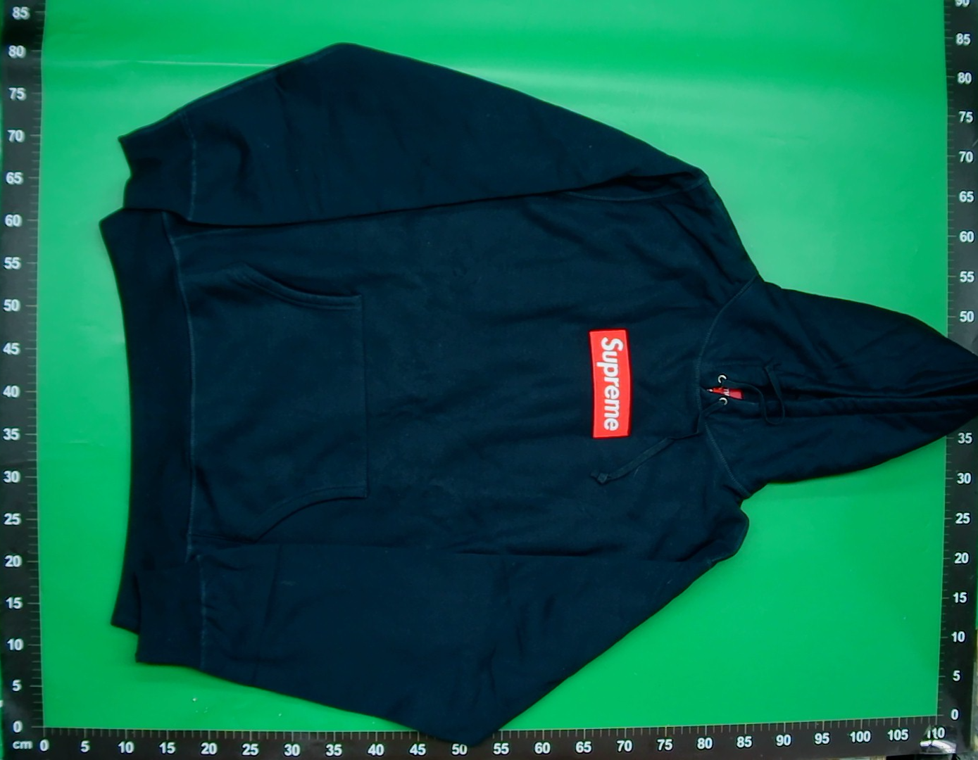 SUPREME 24FW发热华夫格加绒卫衣男女情侣款贴布图案拉链帽衫潮牌 — miniatura QC 3