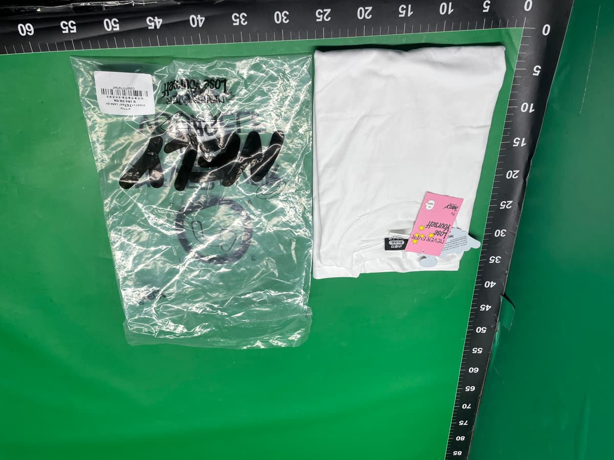 小尼力bf美式重磅纯棉短袖t恤男女基础款纯色oversize打底白色TEE — miniatura QC 2