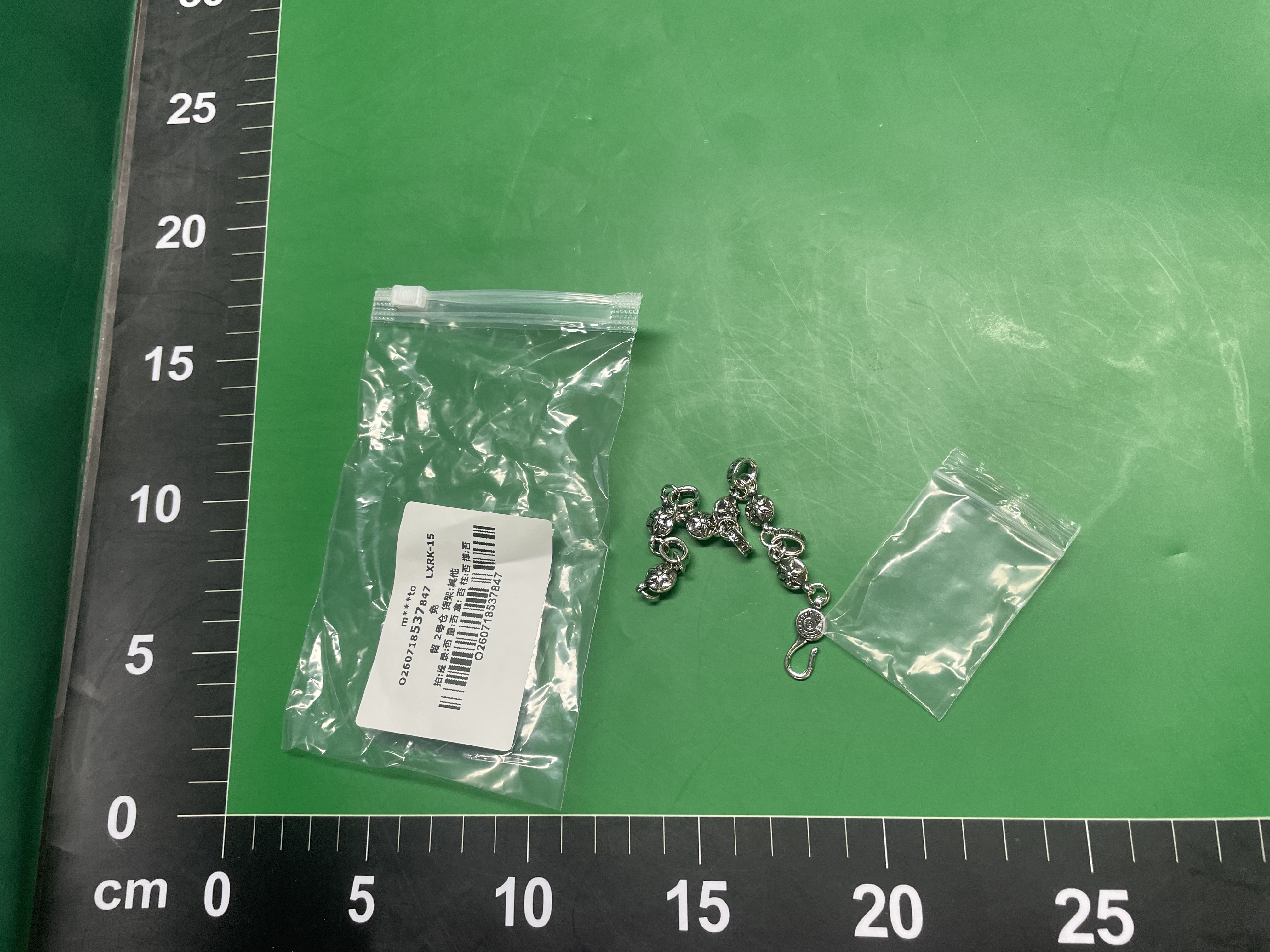 克罗伈手链S925标纯银宝剑十字花男女手饰欧美复古情侣匕首链子 — miniatura QC 2