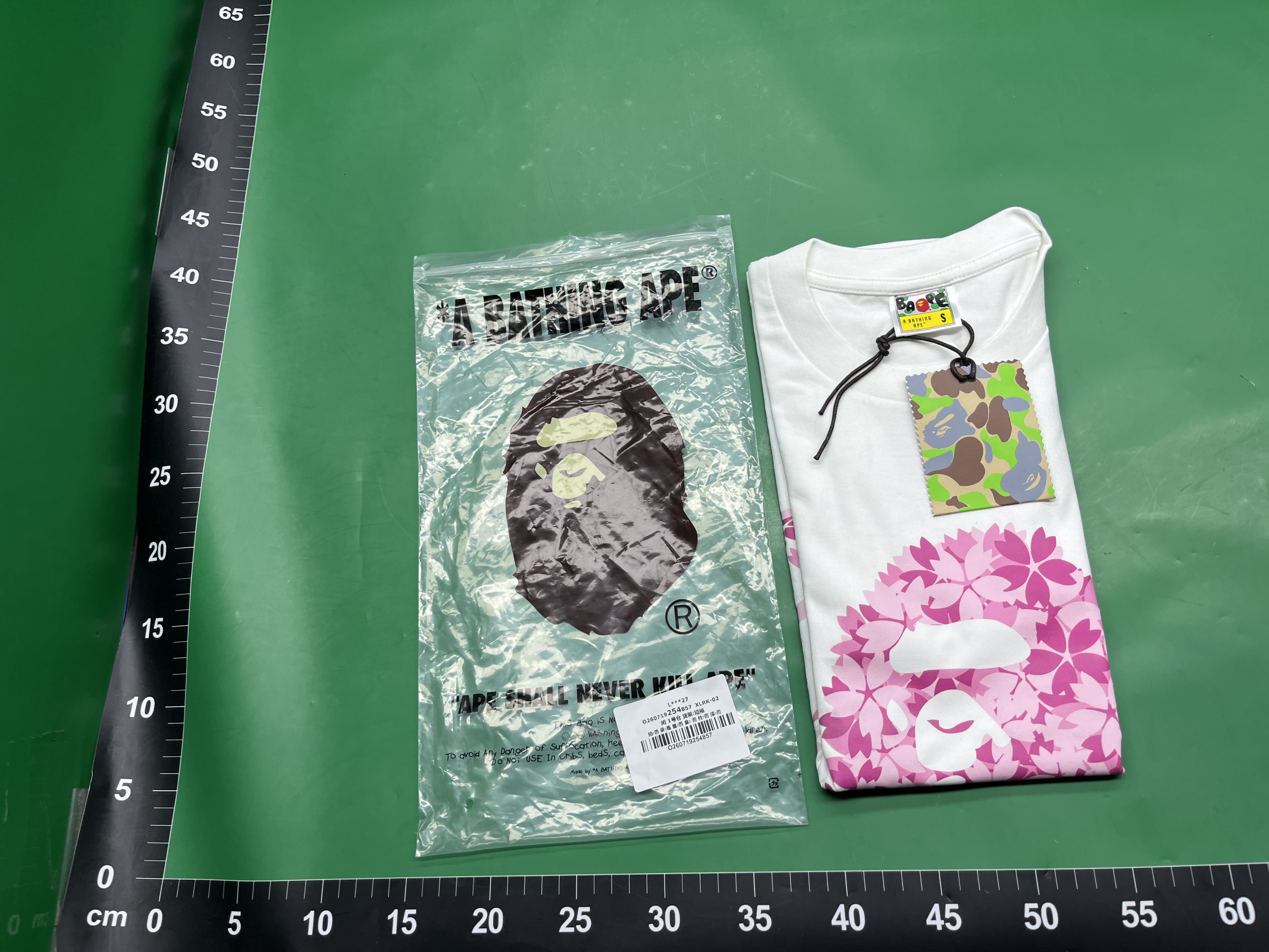 夏季新品樱花猿人头印花男式纯棉双纱宽松圆领短袖T恤潮 — miniatura QC 5