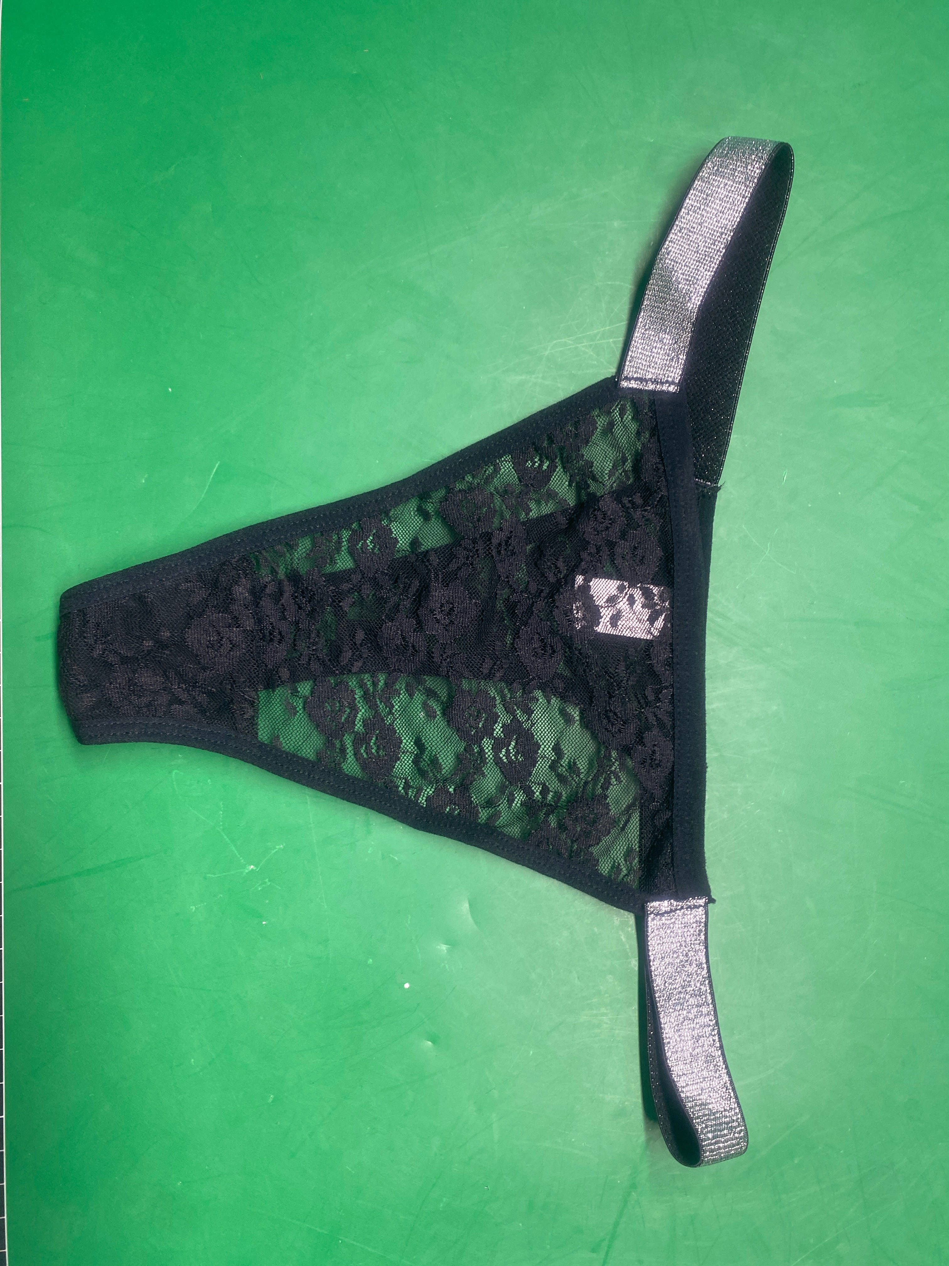 蕾丝三角裤银丝带TEMU亚马逊希音女士内裤跨境丁字裤t裤XS-3XL — miniatura QC 2