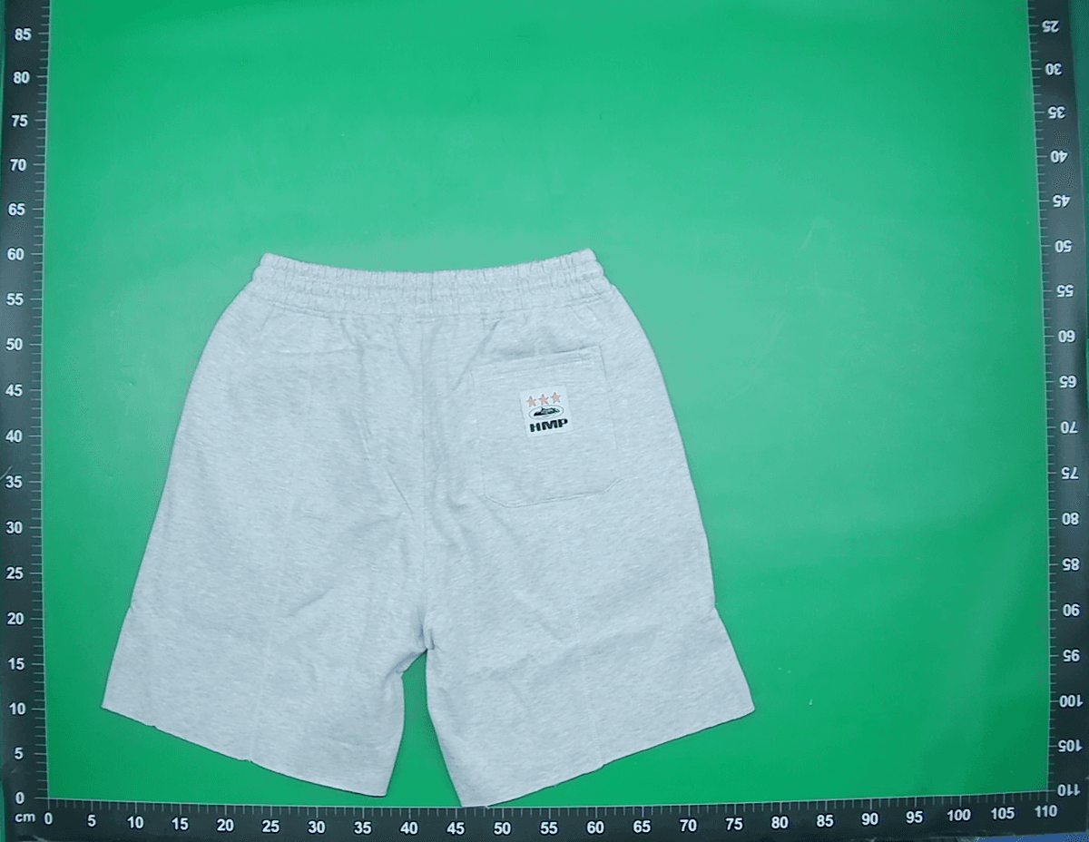 恶魔马甲背心街头刺绣拉链外套短裤加绒shorts套装跨境 — foto QC 1