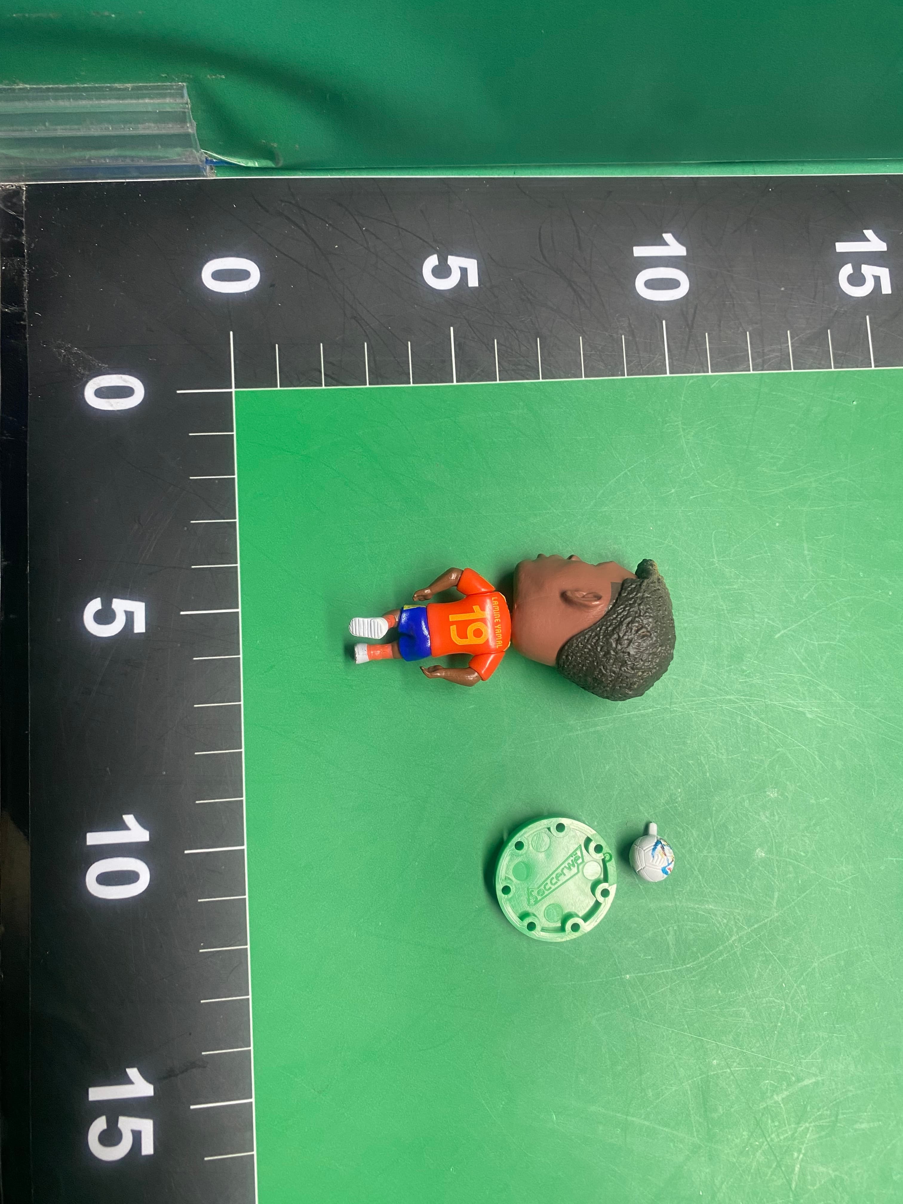 世界杯球星人偶C罗莫德里奇穆勒梅西亚马尔凯恩足球摆件模型公仔 — miniatura QC 6