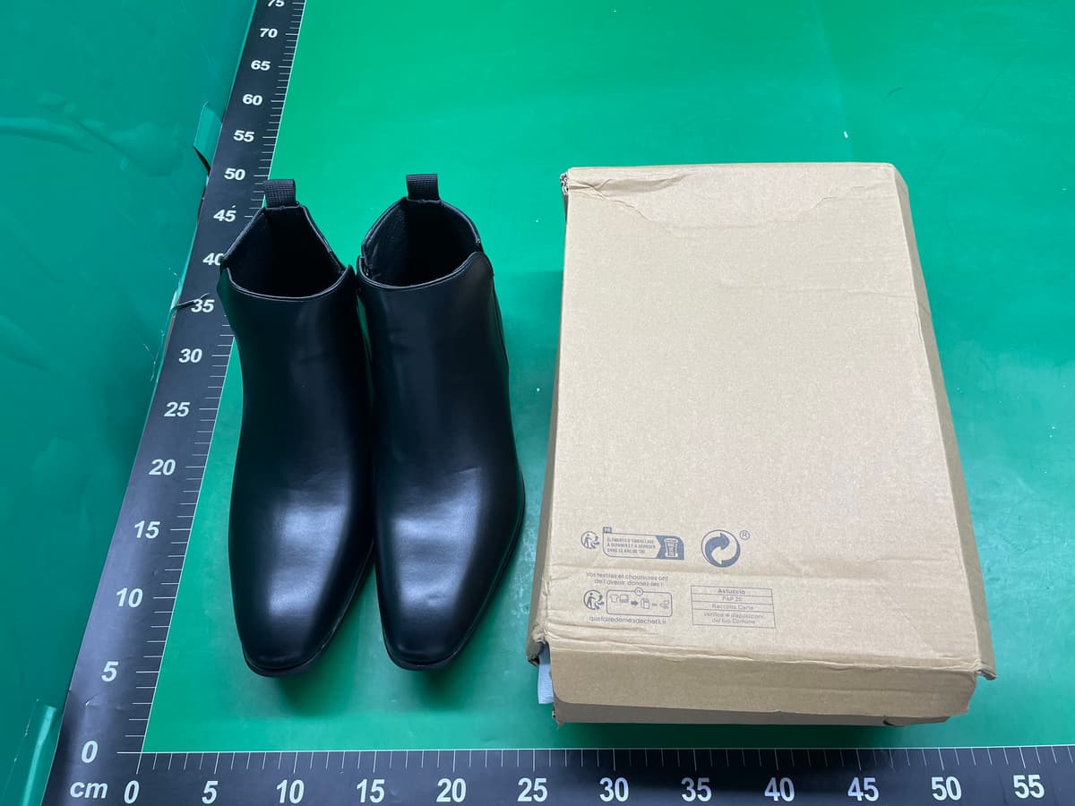 男士切尔西靴外贸小方头男鞋百搭时尚跨境男士短靴踝靴 — foto QC 1