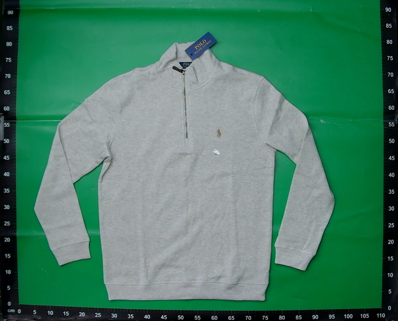 New Men's Knitted Half-Zip Pullover Sweatshirt, Comfortable and Versatile — foto QC 1