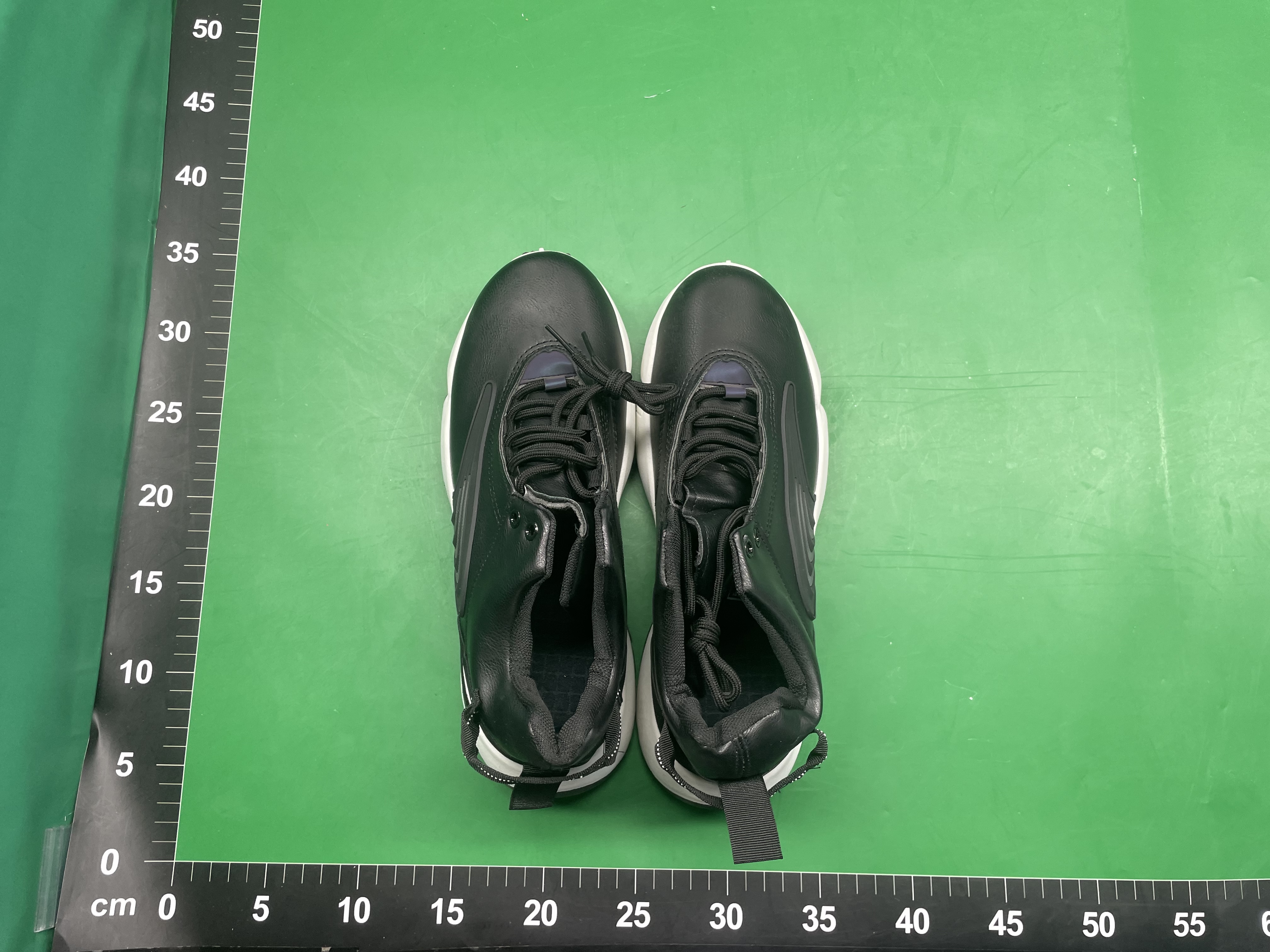 男鞋厚底皮面男鞋时尚韩版潮流运动鞋百搭实战青少年篮球鞋子批发 — miniatura QC 2