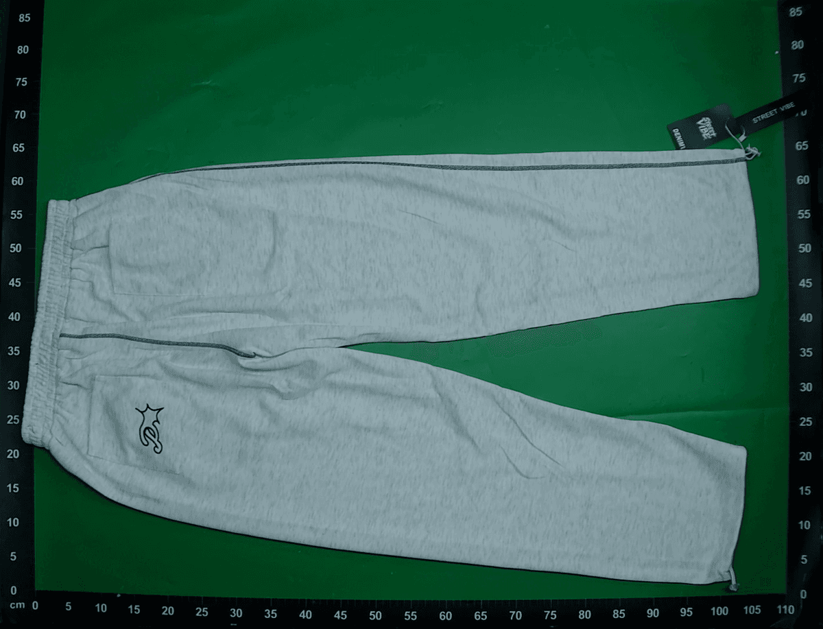 欧美嘻哈字母印花运动裤y2k街头宽松阔腿裤抽绳直筒裤Sweatpants — foto QC 1