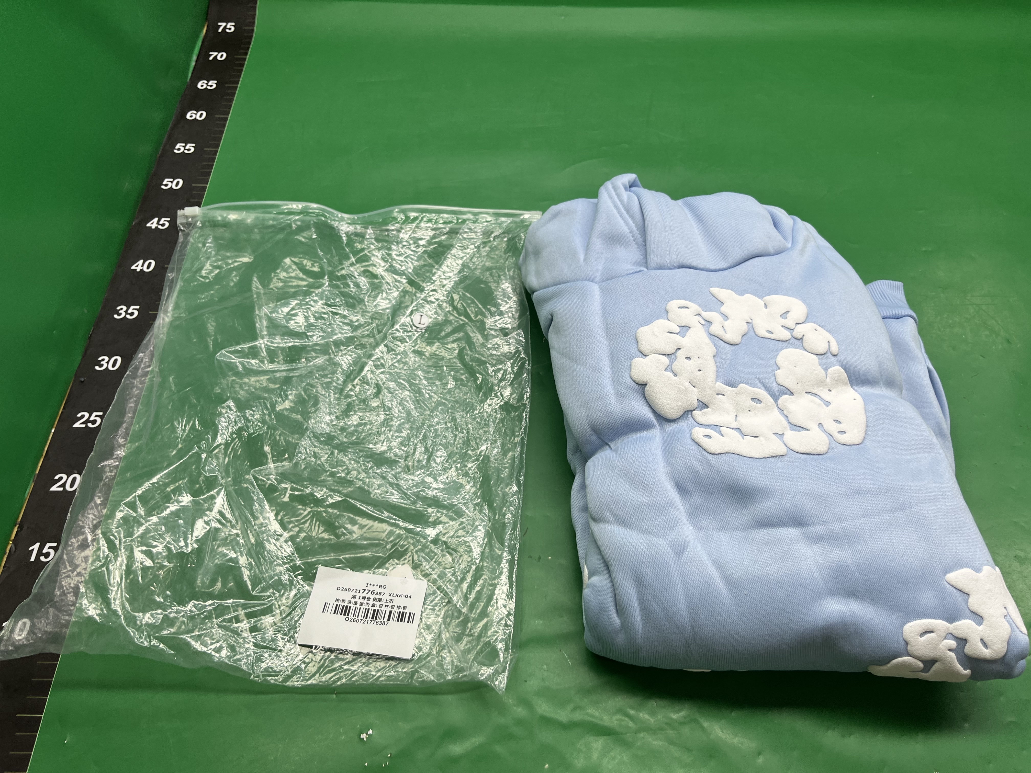 跨境美式秋冬卫衣侃爷木棉花满印发泡印花嘻哈宽松男女加绒连帽衫 — miniatura QC 3