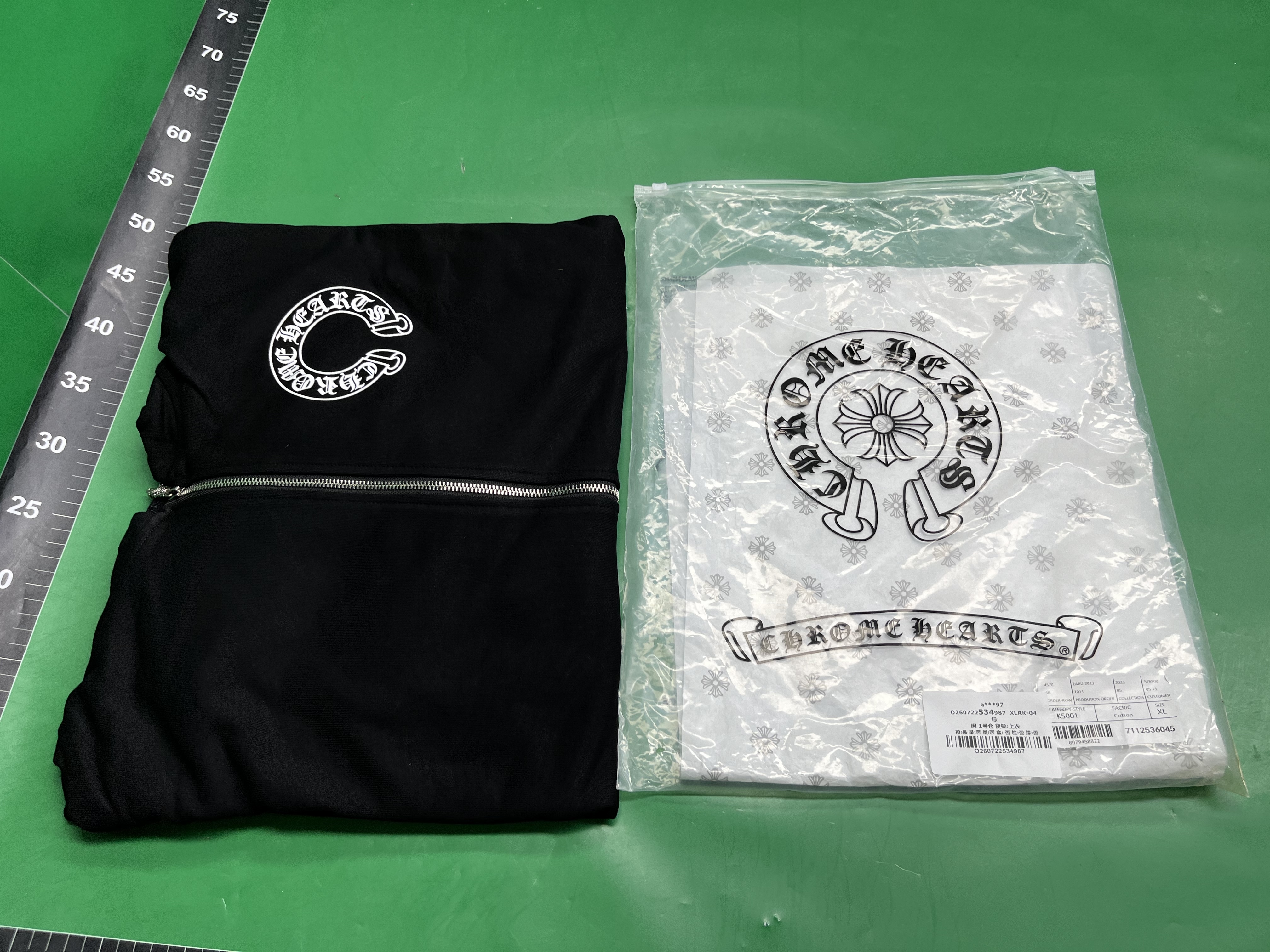 美式潮牌开衫拉链连帽卫衣彩虹十字架马蹄印花男女同款 — miniatura QC 2