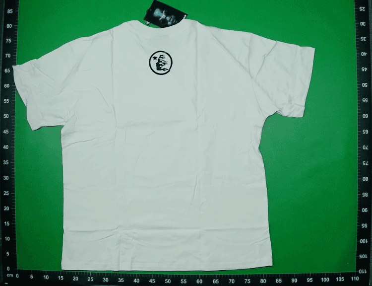 Bubble Print Washed Distressed Round Neck Short-Sleeved T-Shirt for Men and Women — foto QC 1
