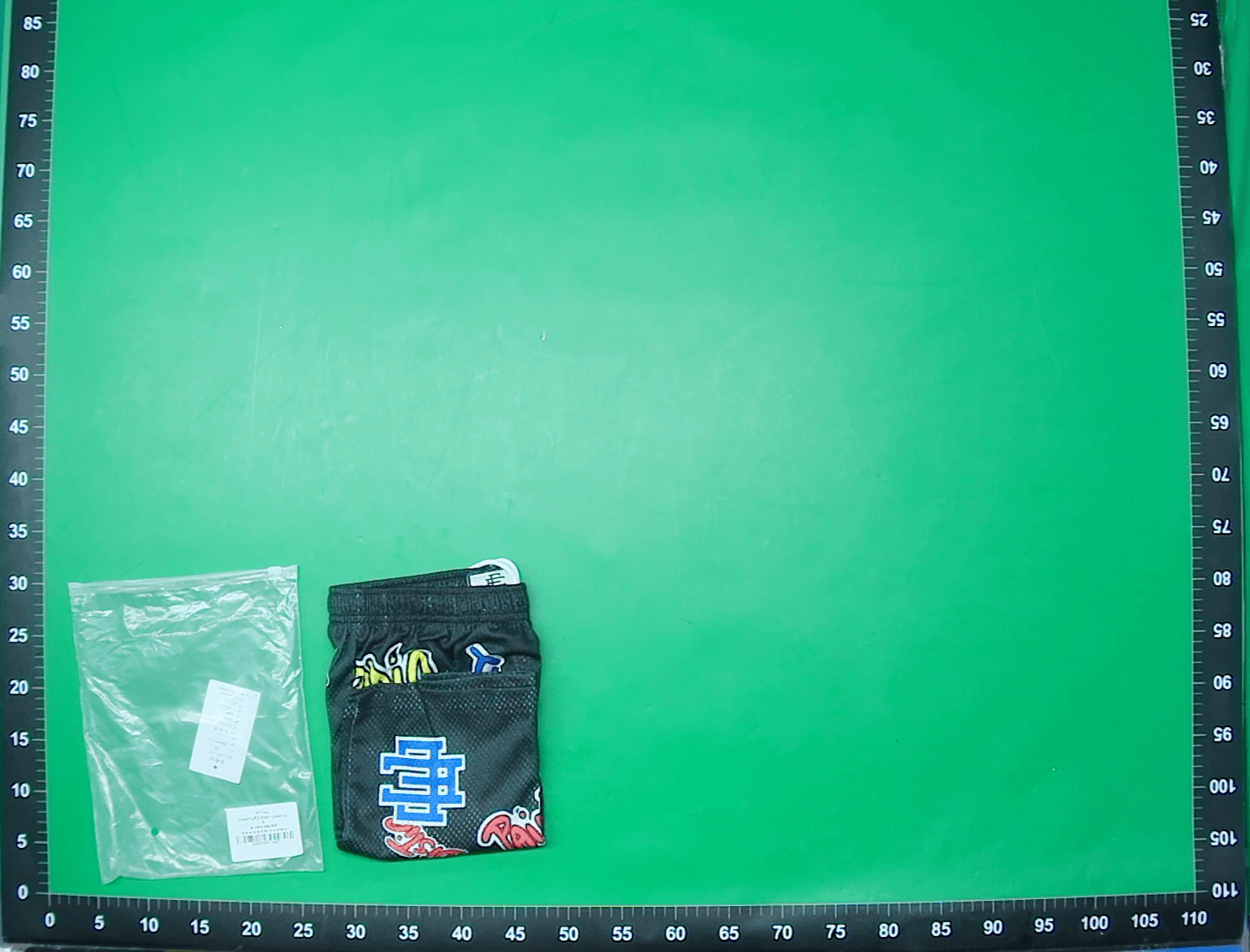 EE print shorts美式潮牌Ericemanuel休闲运动网眼抽绳短裤男外贸 — miniatura QC 5