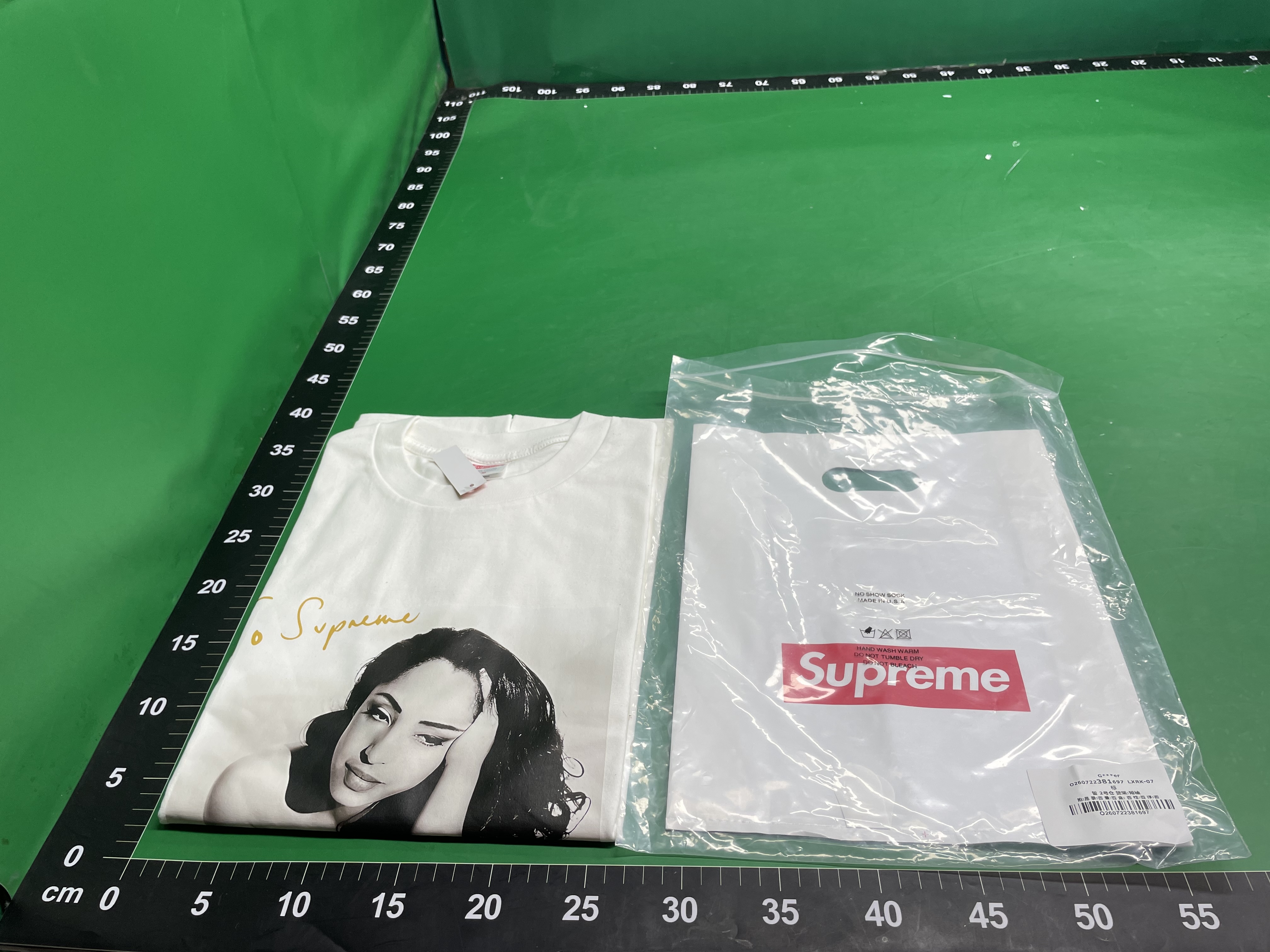 跨境新款26SS美潮三标现货SUP街头时尚纯棉短袖圆领男女宽松休闲T — foto QC 1