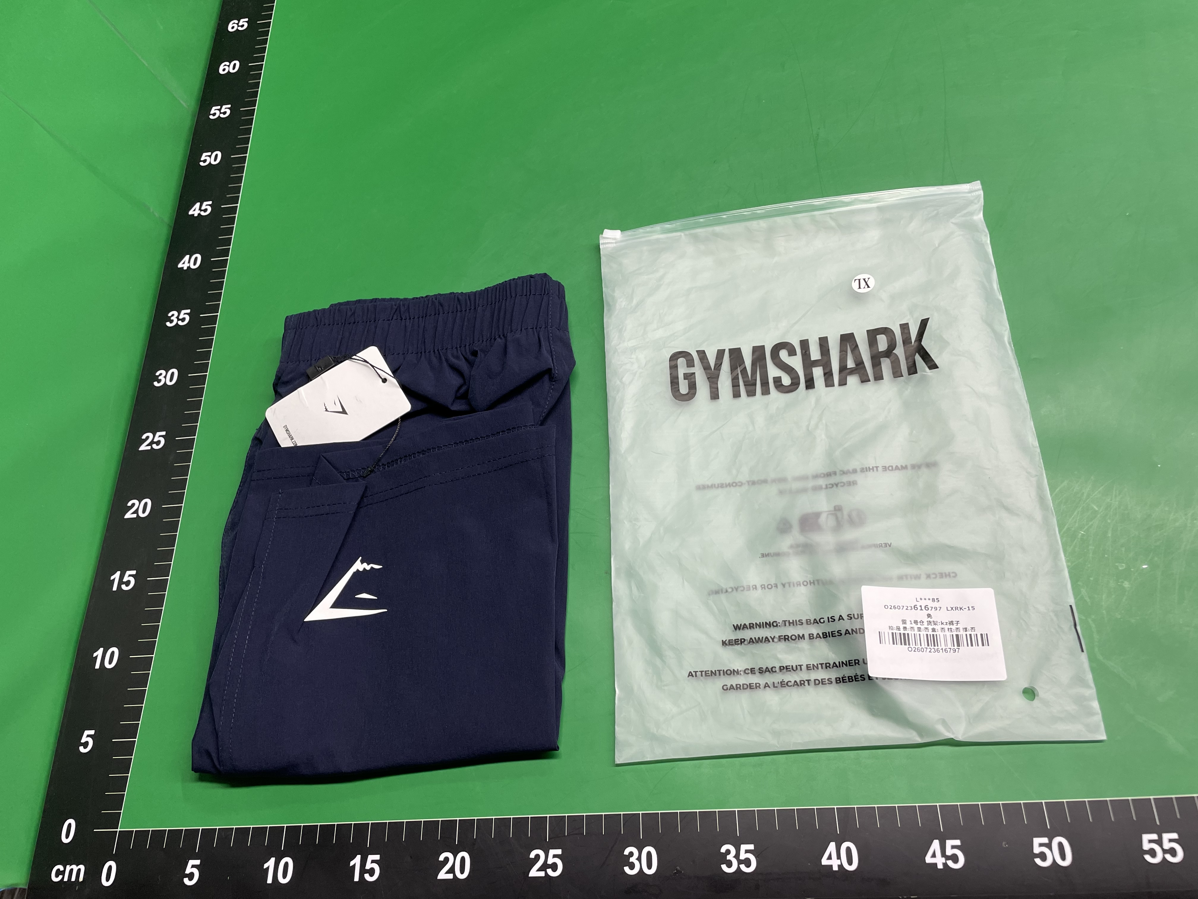 GYMSHARK短裤男夏运动休闲速干简约直筒型运动五分裤鲨鱼 — miniatura QC 4