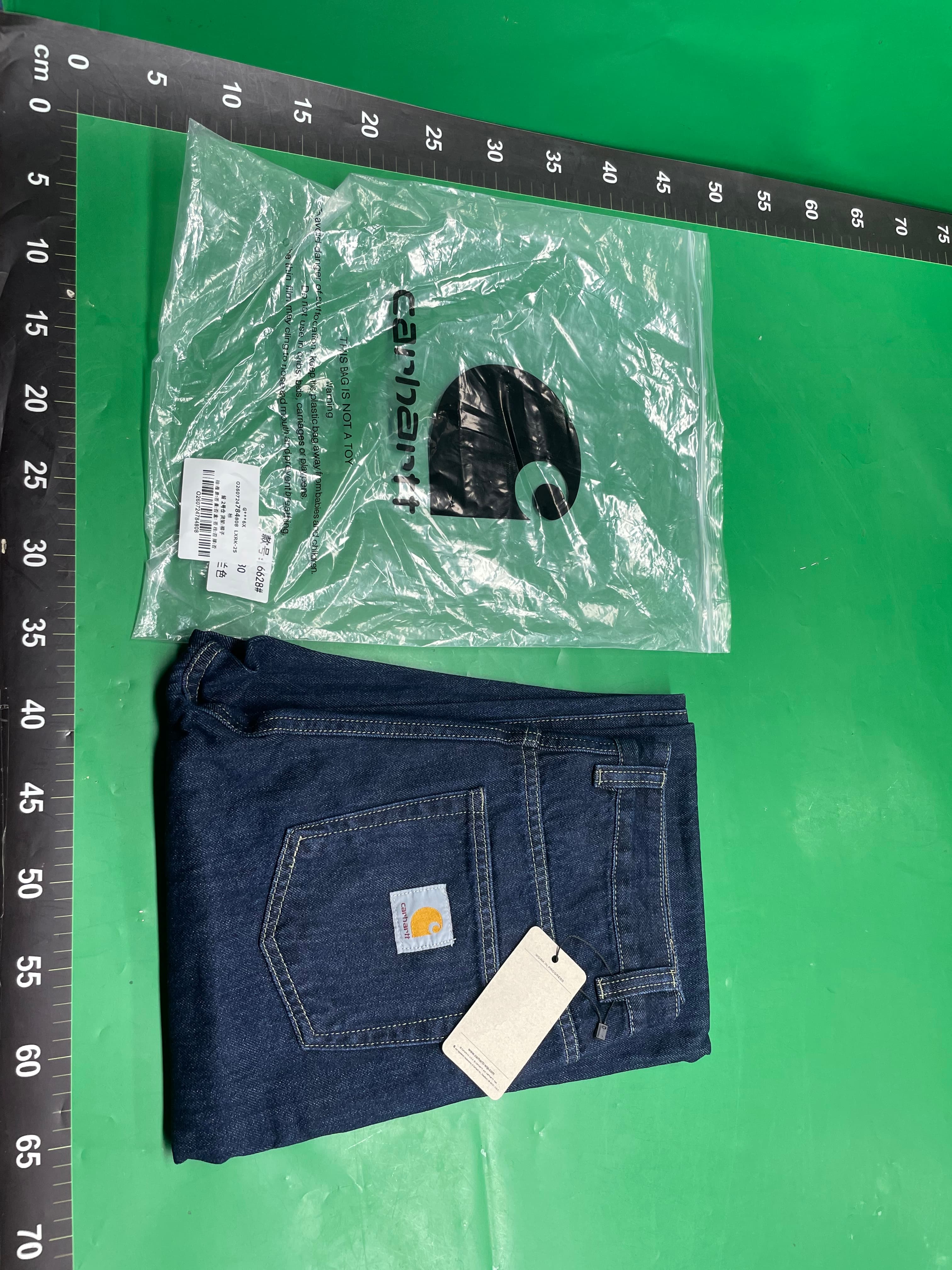 自主款高版本Car卡家伐木工日系工装风牛仔裤宽松直筒高街 — miniatura QC 6