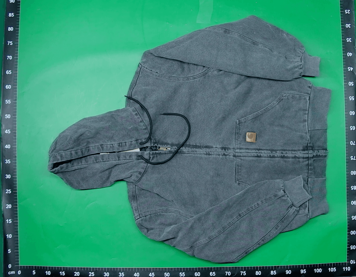 in stock Heavy Retro J130 American Style Hooded Middle Washed Old Canvas Cotton Jacket Coat Unisex — miniatura QC 6