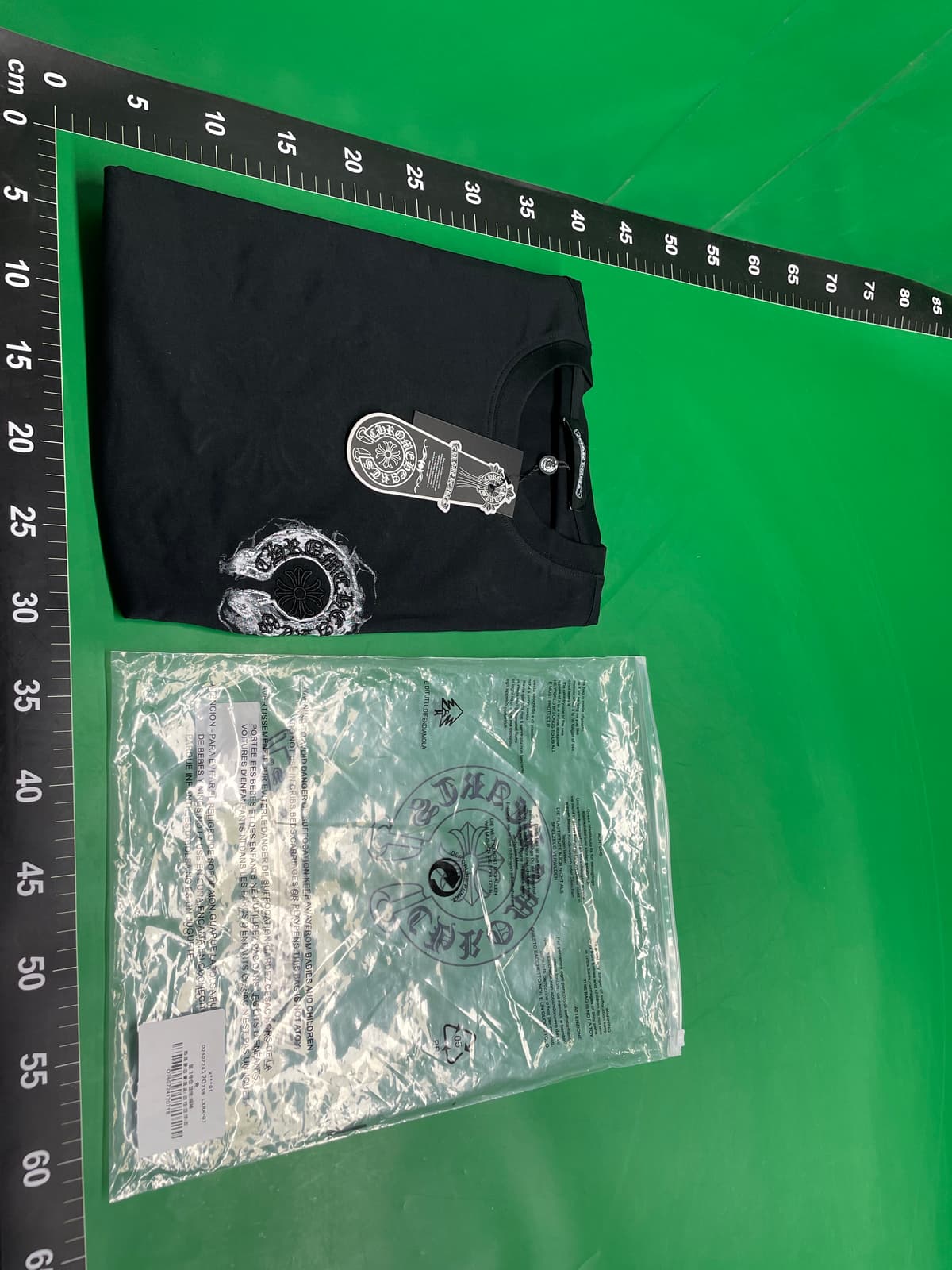 Chrome Heart24新款克罗伈正确版夏季短袖欧美街头嘻哈男女t 系列 — foto QC 1