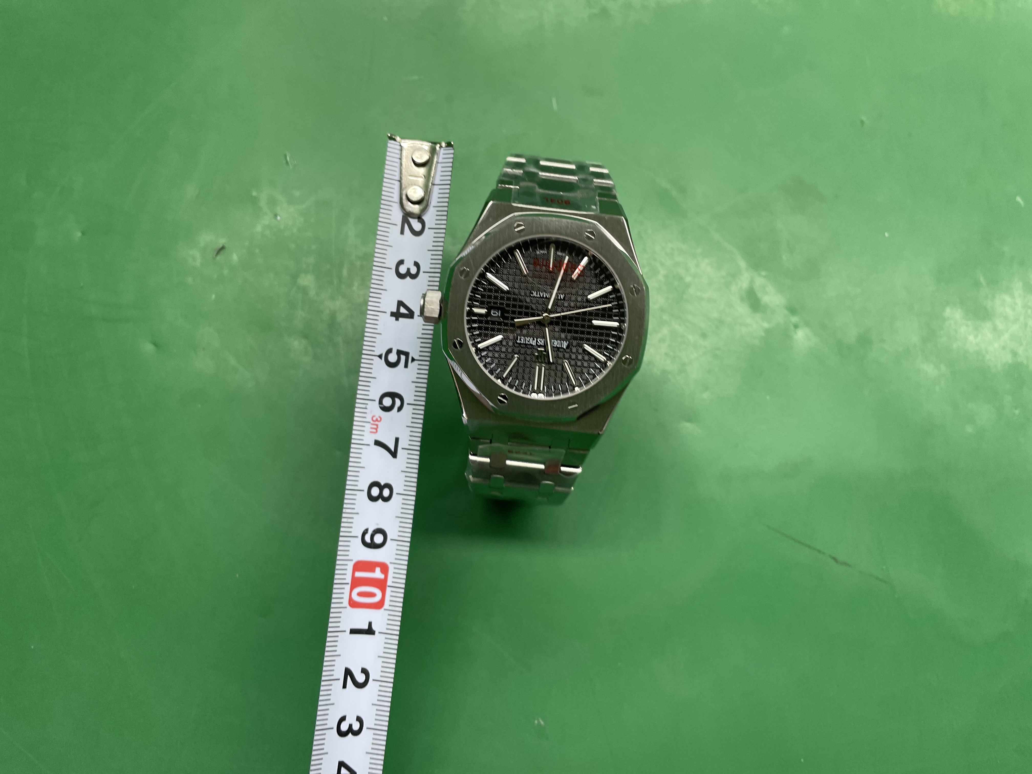 【特价】手表 AP 爱彼15400 皇家橡树 41mm 男表 钢带手表 蓝宝石 机械表 商务 夜光 万盛出品 手表男 黑武士 生日礼物 腕表 机械手表男生 运动手表 watch 男表机械 防水 日历 — miniatura QC 3