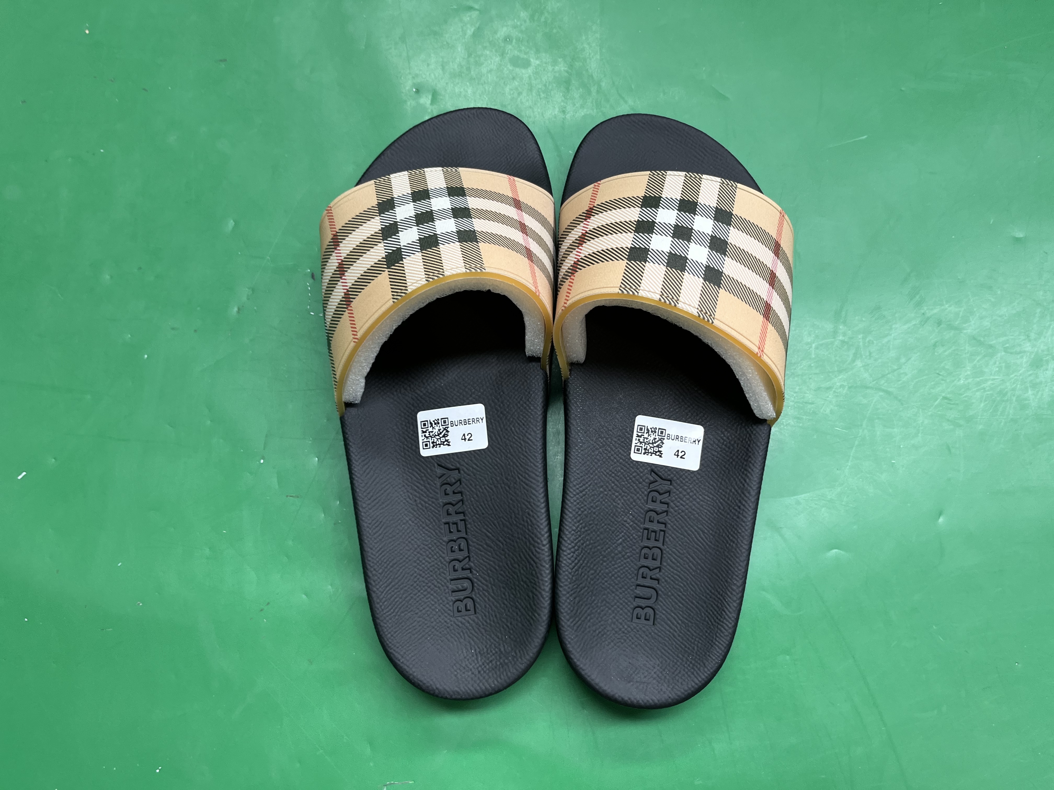 Checkered Pattern Printed Square Slippers 2026 Summer Cross-Border Cambodia Phnom Penh Vietnam Nigeria Slippers — miniatura QC 3