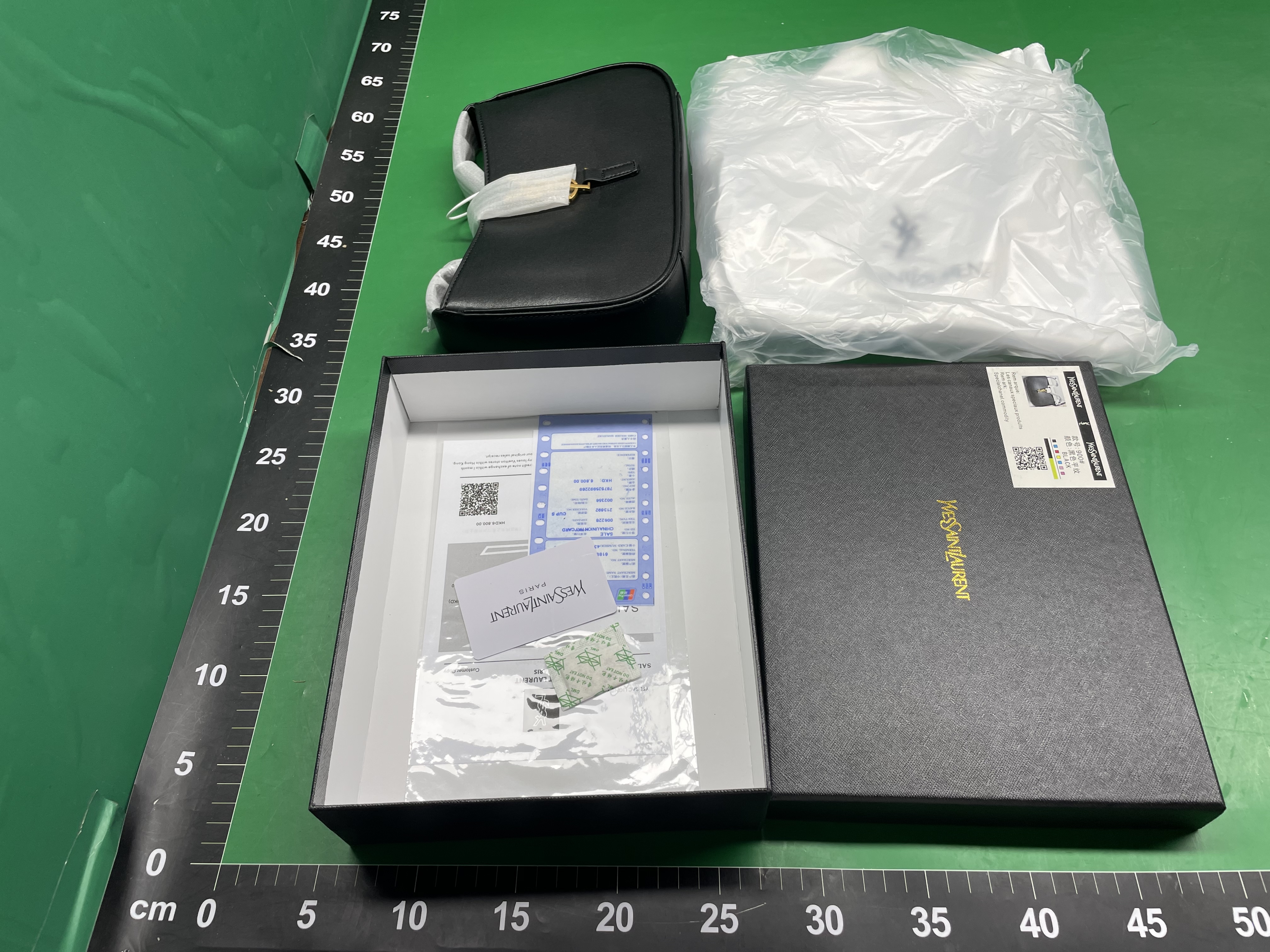 广州2024新款杨树林包包女手提单肩腋下包hobo小香风法棍包 — foto QC 1
