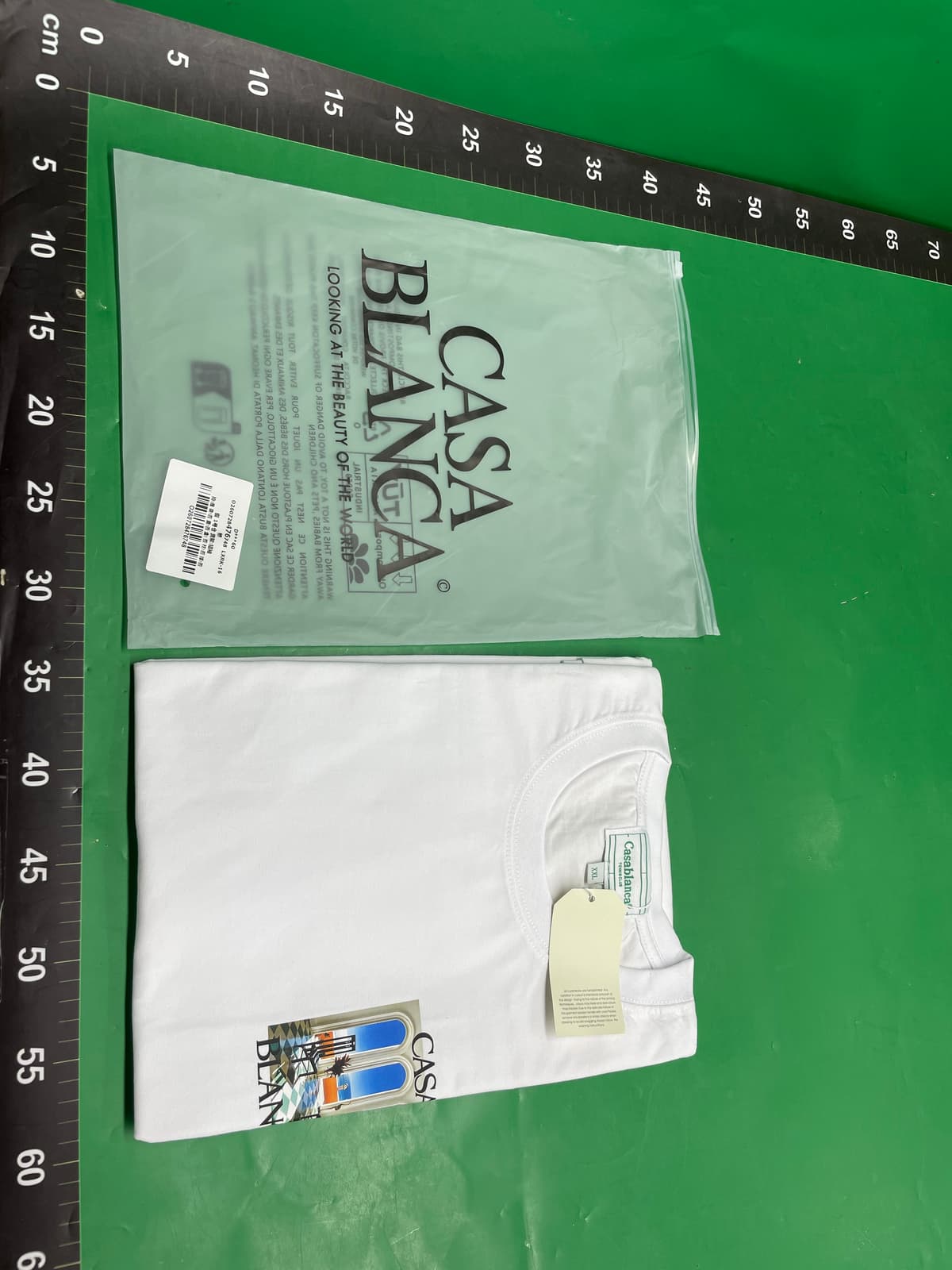 casablanca卡萨布兰卡短袖重磅纯棉260g美式潮牌小众宽松高街t恤 — miniatura QC 3