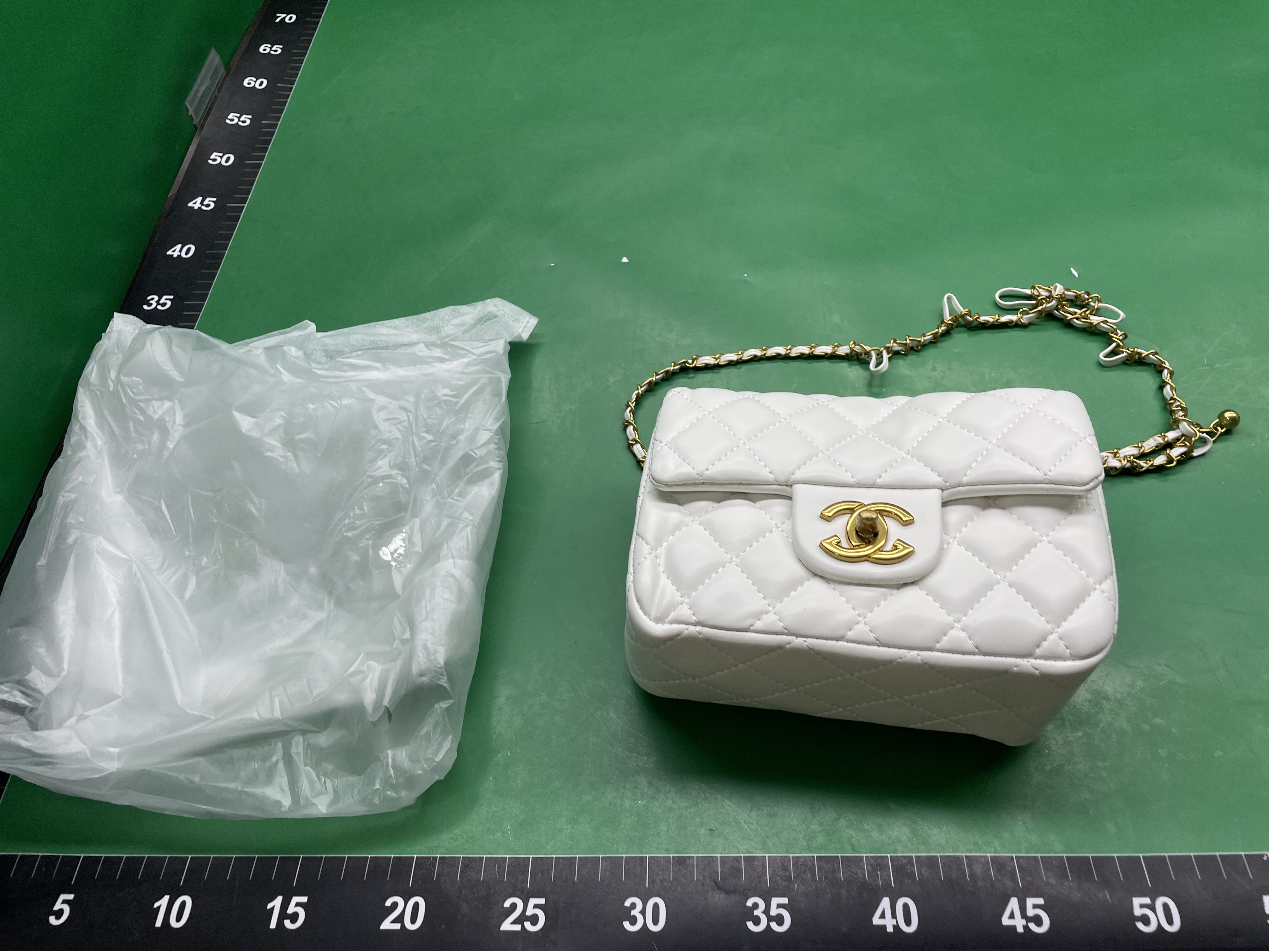 名牌包包2026新款潮时尚单肩包小香风菱格链条金珠方胖子真皮女包 — miniatura QC 2