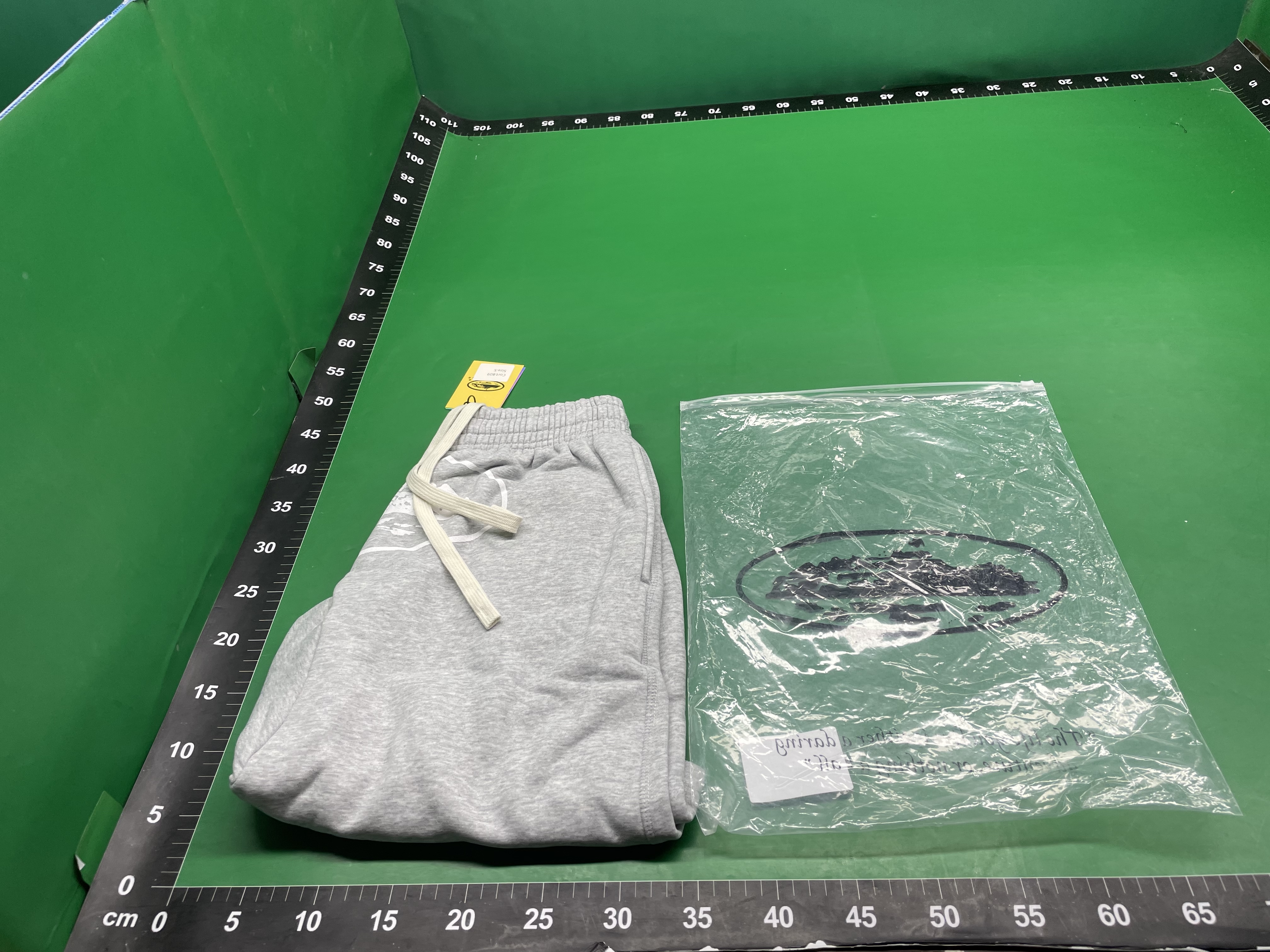 跨境高质量corteiz潮牌恶魔岛LOGO刺绣男女同款休闲牛仔夹克套装 — foto QC 1