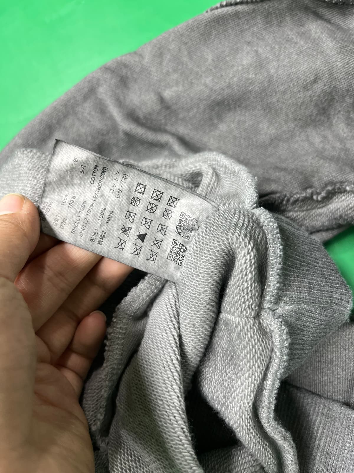 Thug Club水洗金属拉链连帽开衫外套拼接蜡染重磅INS男女潮牌上衣 — miniatura QC 2