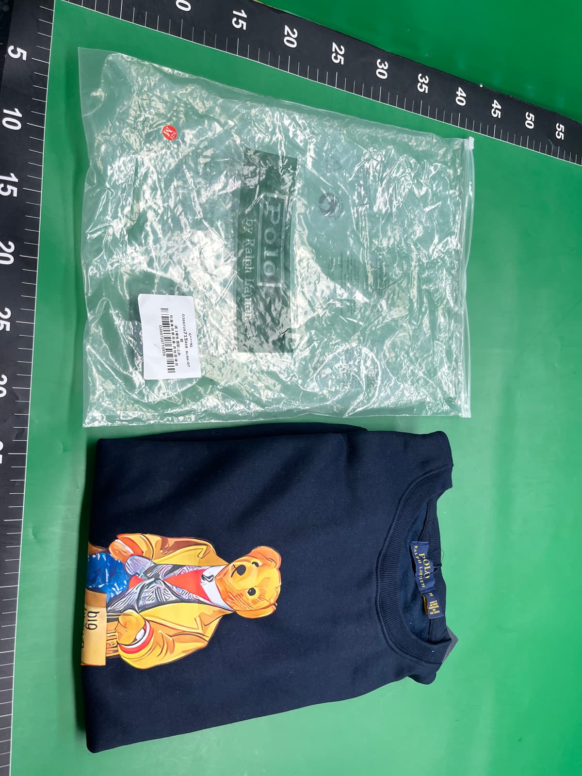24SS现货POLO BEAR联名款圆领小熊拉夫劳伦秋季男女情侣款卫衣 — miniatura QC 2