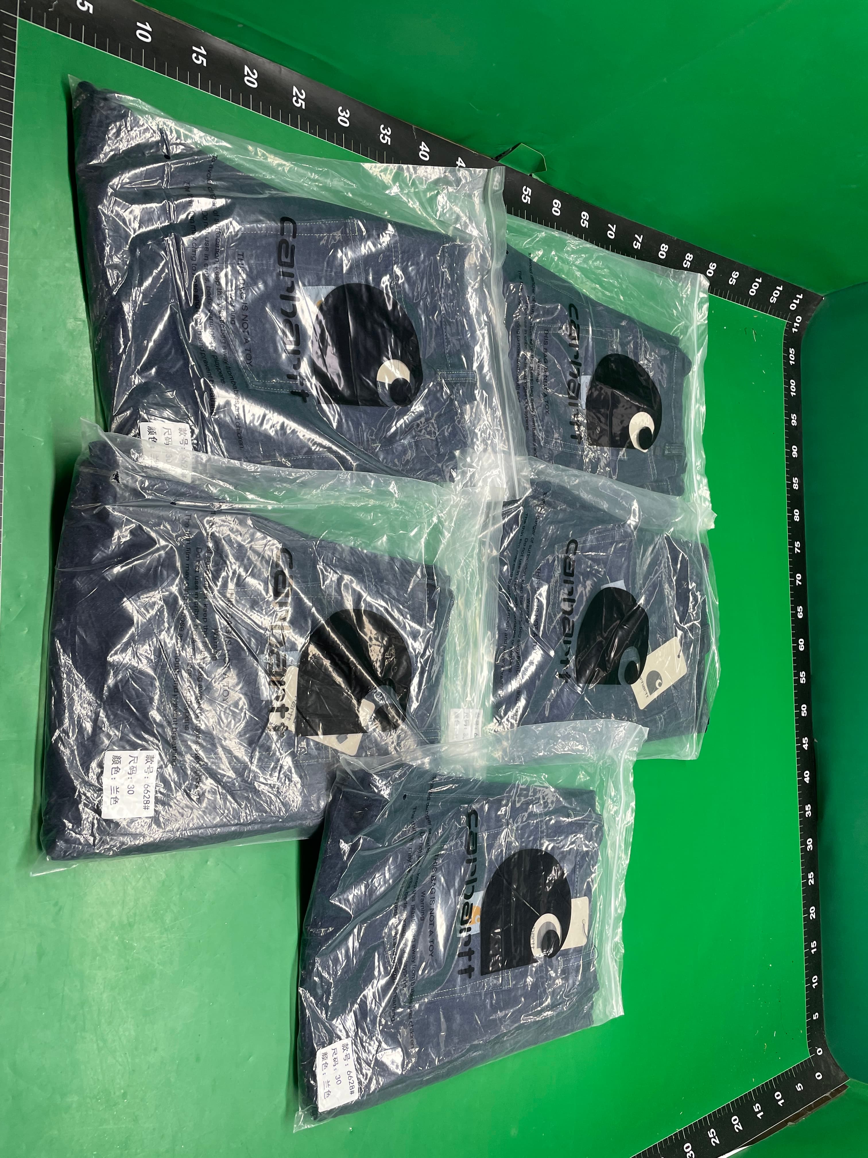 卡哈美式复古街头滑板宽松直筒嘻哈多巴胺水洗牛仔裤长裤阔腿 — miniatura QC 6