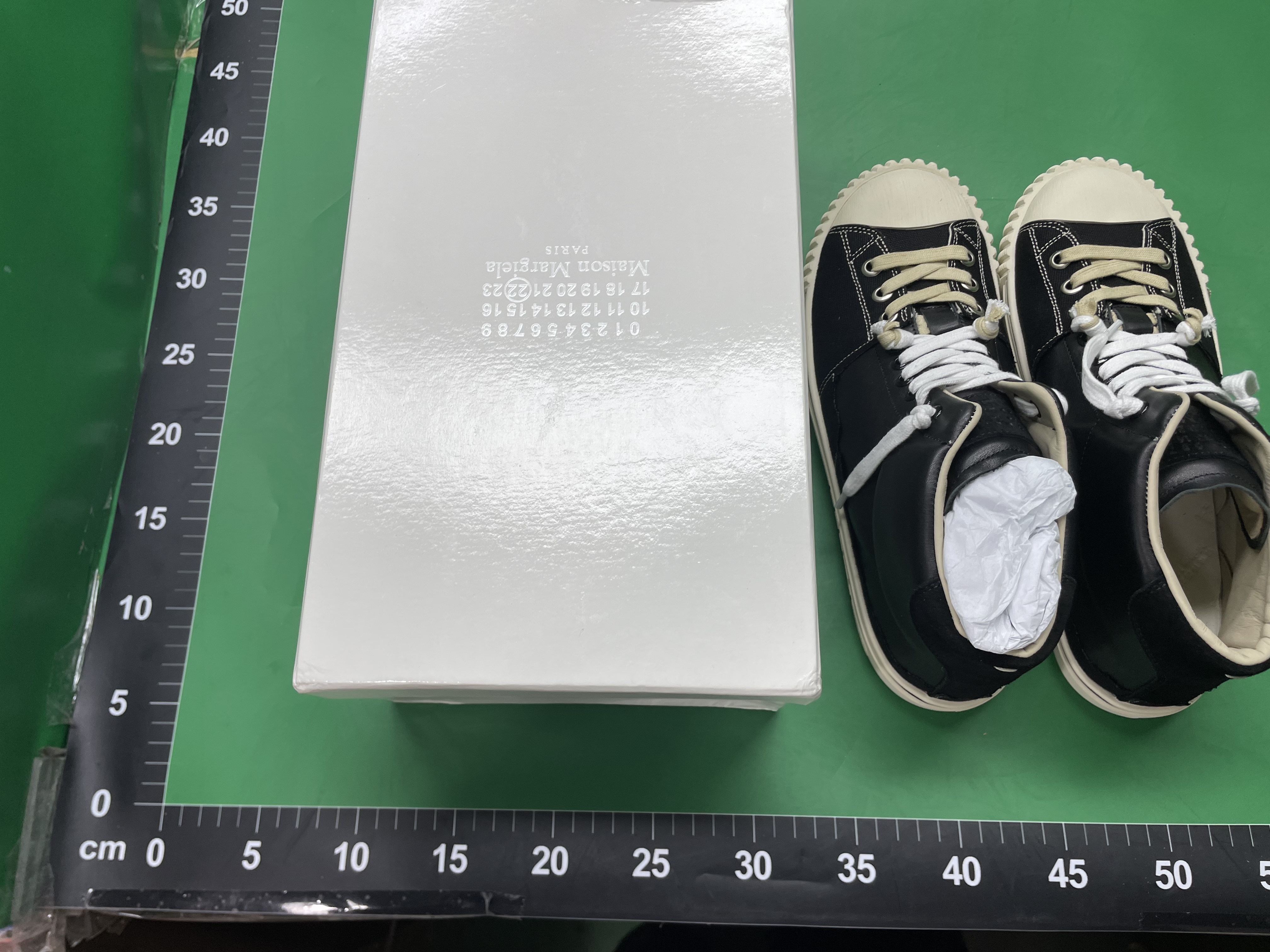 朴灿烈同款饼干头拼接系带帆布鞋简约休闲低帮板鞋男款厚底潮牌 — foto QC 1