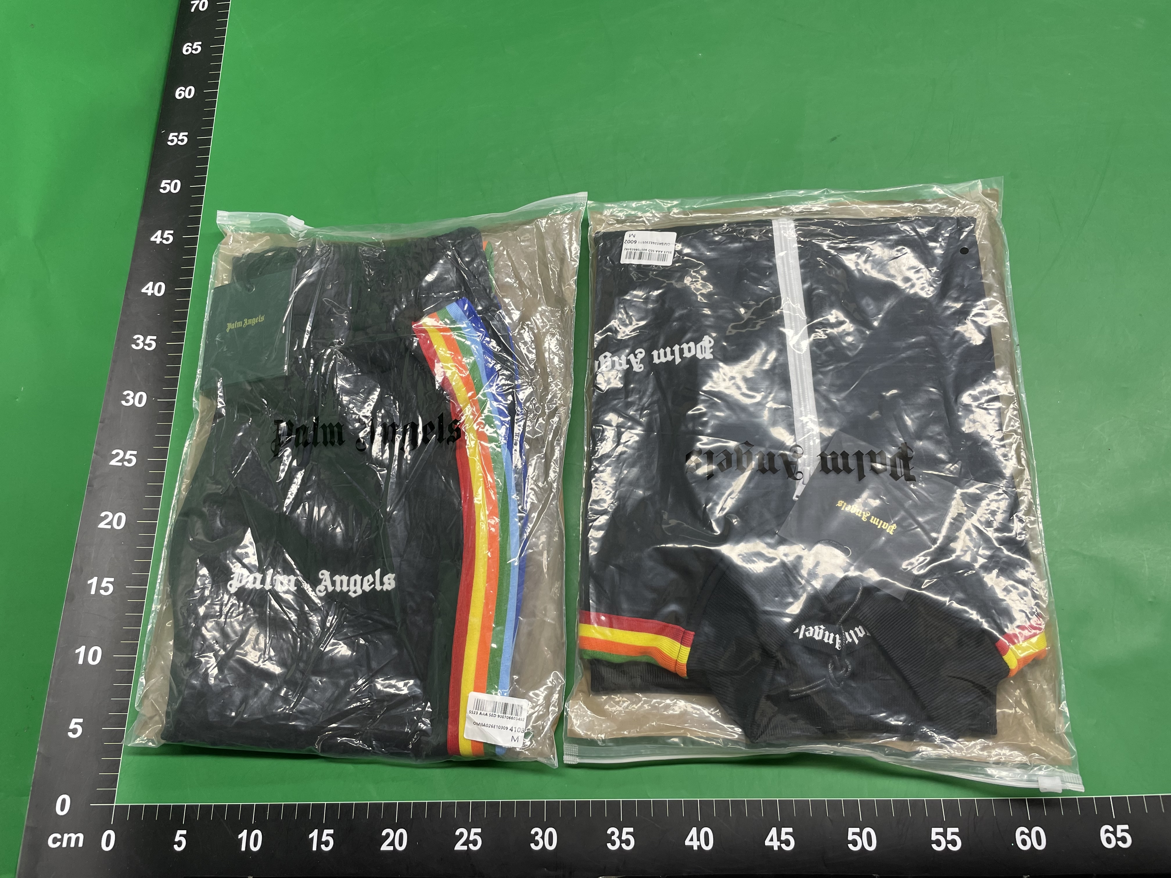 正确版潮牌palm棕榈天使条纹织带高街休闲运动外套情侣套装外贸 — miniatura QC 3