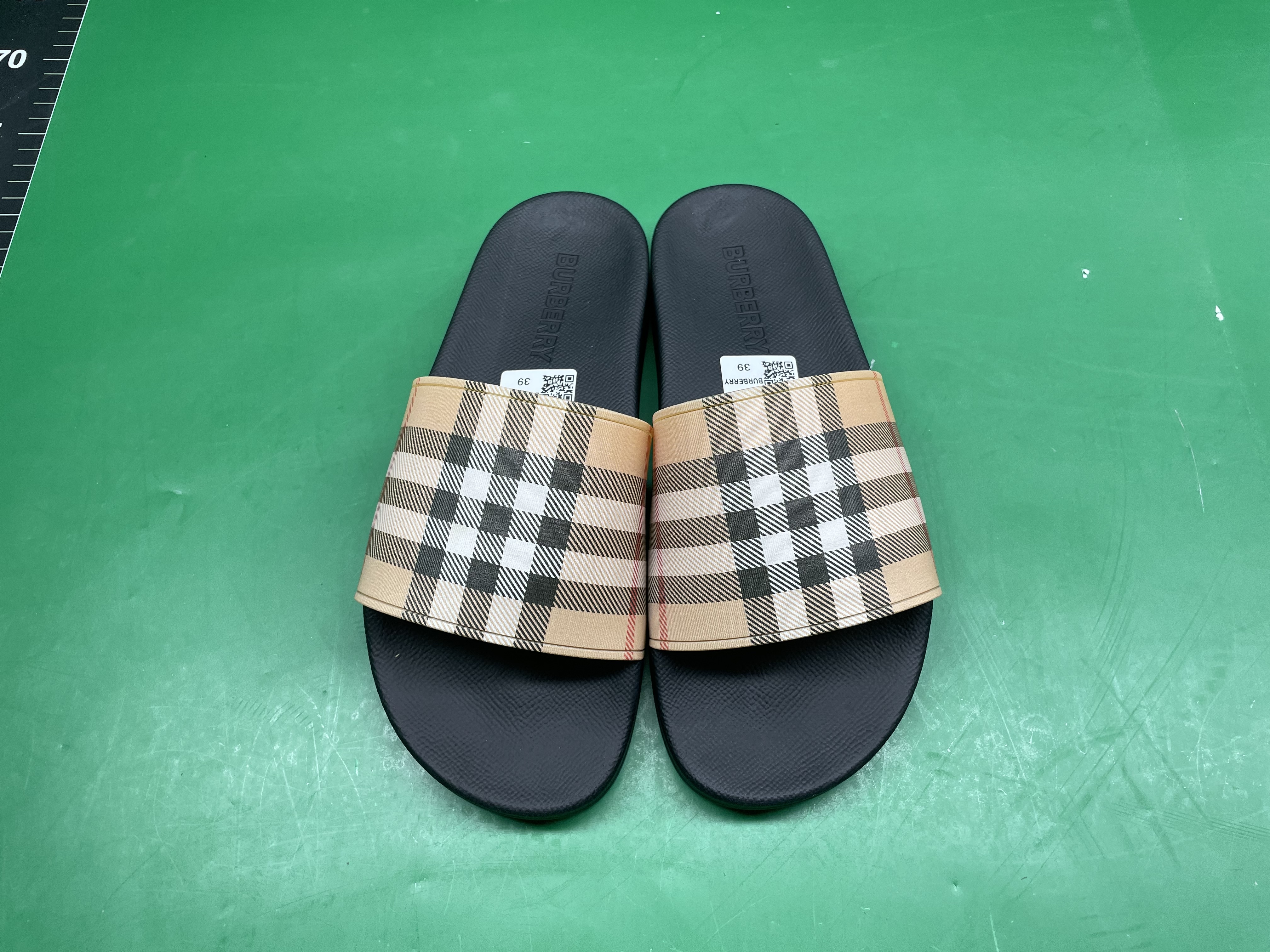 Checkered Pattern Printed Square Slippers 2026 Summer Cross-Border Cambodia Phnom Penh Vietnam Nigeria Slippers — miniatura QC 2