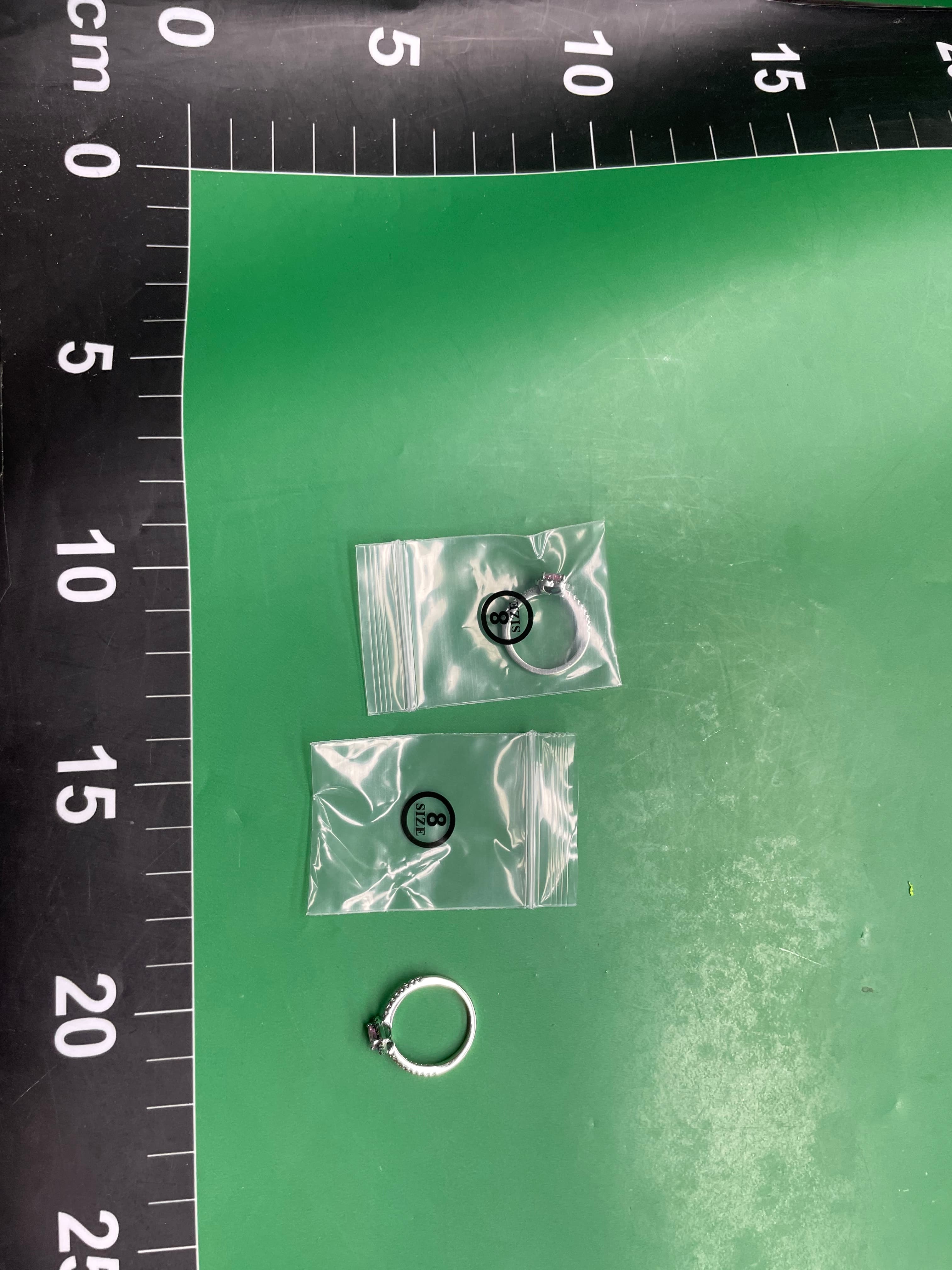 潘家新款白铜崇高的心典雅之心欢腾单石爱心戒指简约标志爱心轻奢 — foto QC 1