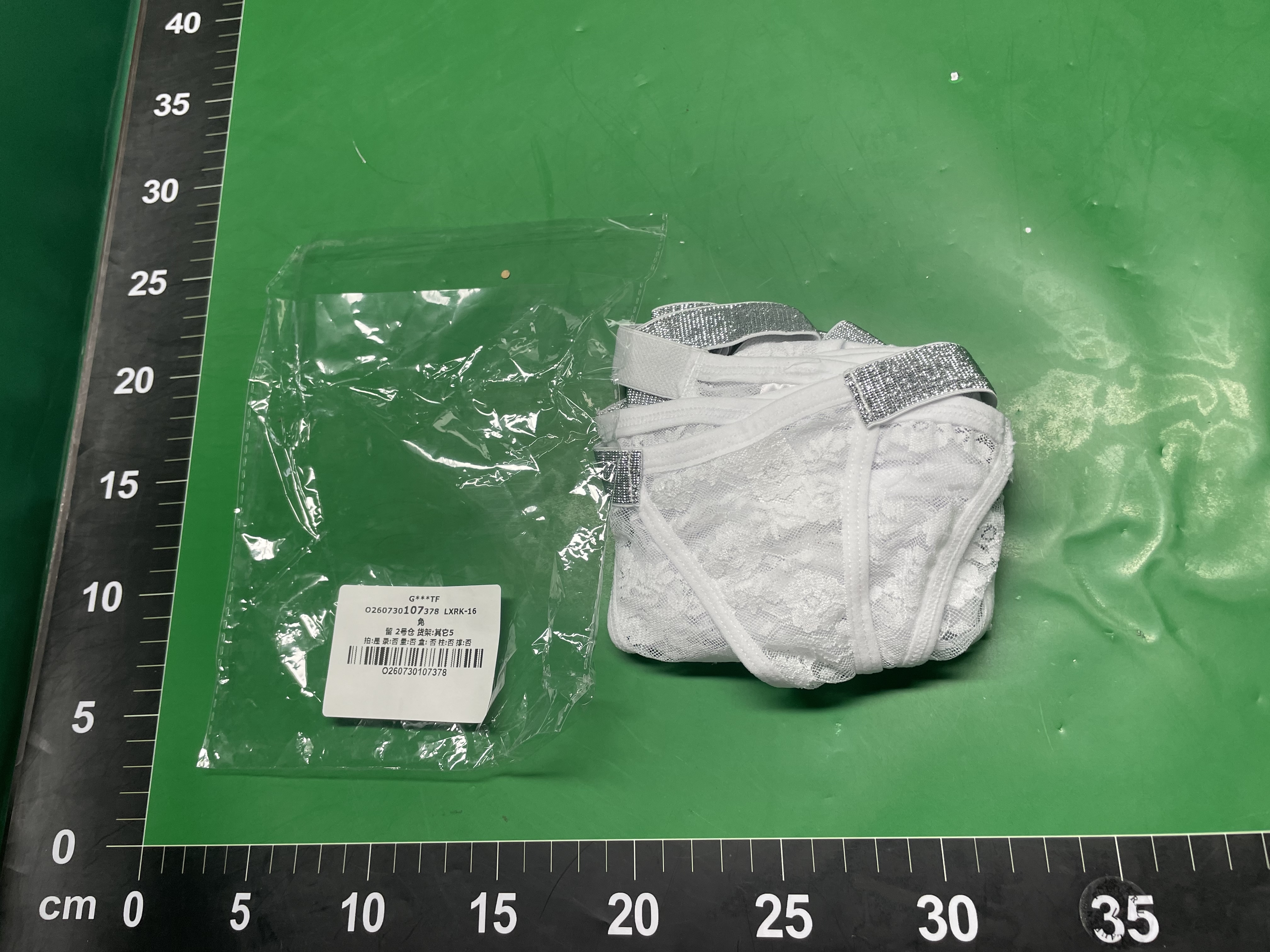 蕾丝三角裤银丝带TEMU亚马逊希音女士内裤跨境丁字裤t裤XS-3XL — foto QC 1