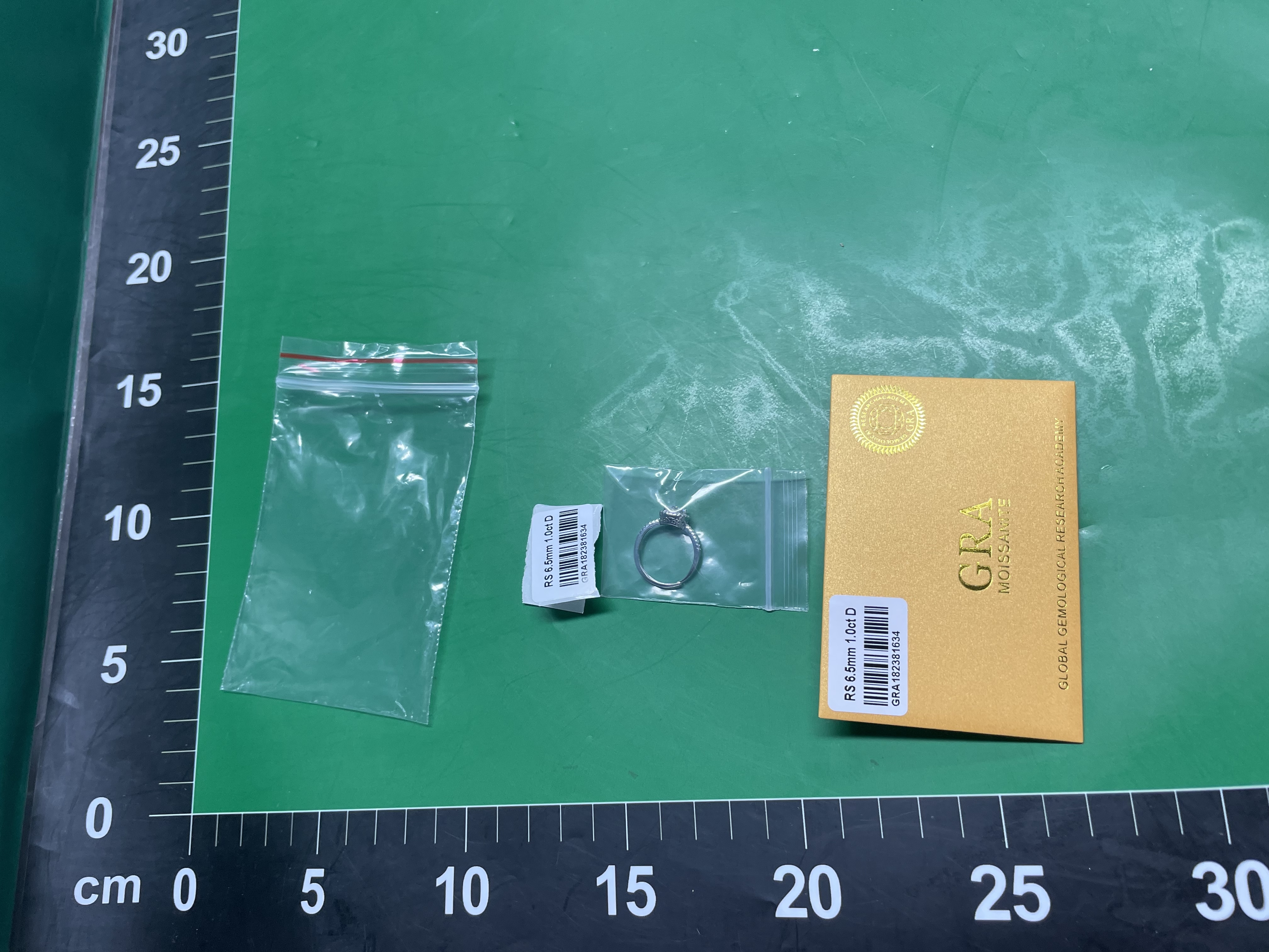 胖东来同款小方糖莫桑石戒指S925纯银饰品一克拉方包开口可调节 — miniatura QC 2