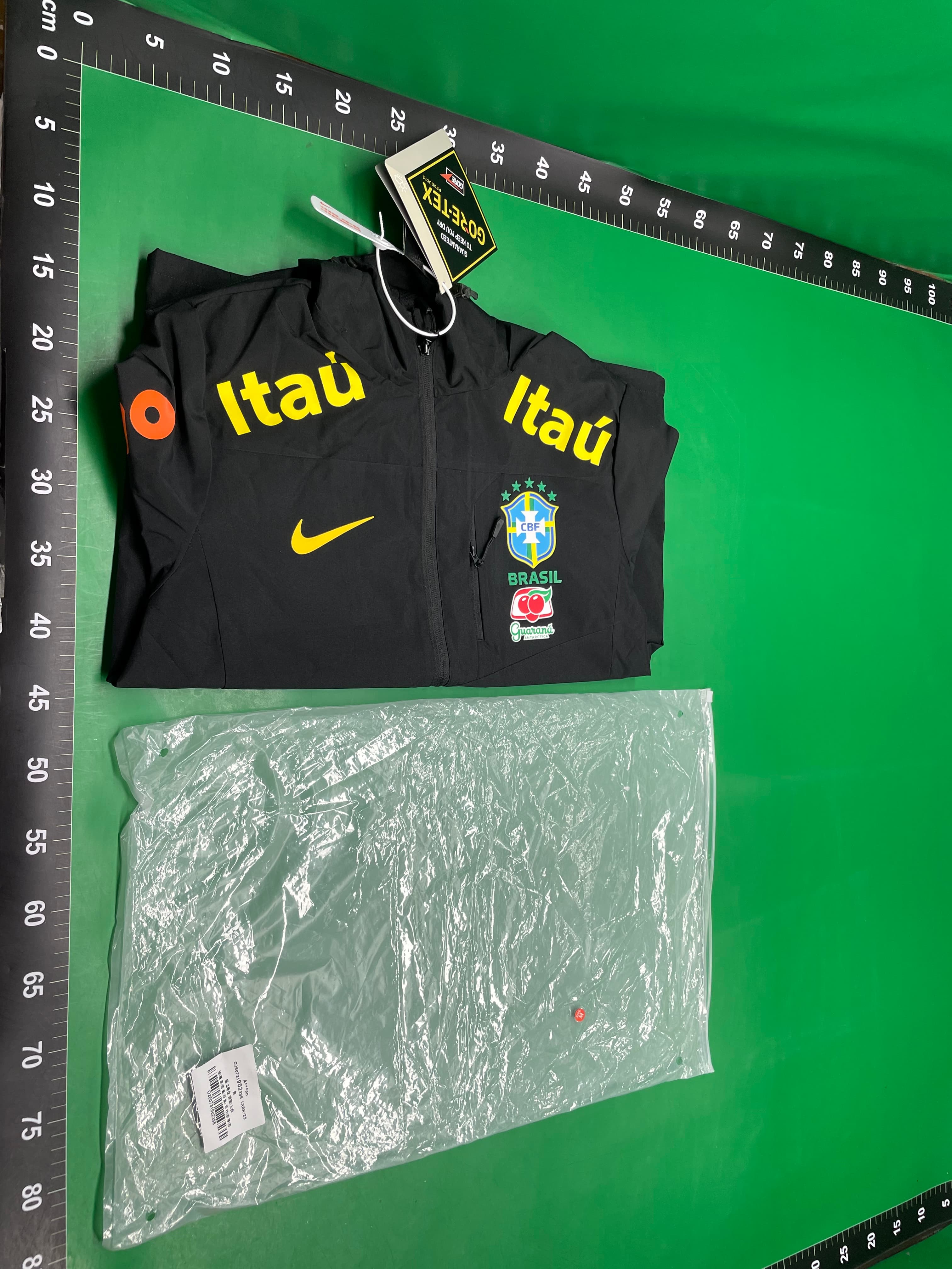 Brazilian Football Windbreaker Cotton Jacket Inter Milan Arsenal Chelsea Men's and Women's Windbreaker with Thin Fleece Lining — miniatura QC 4