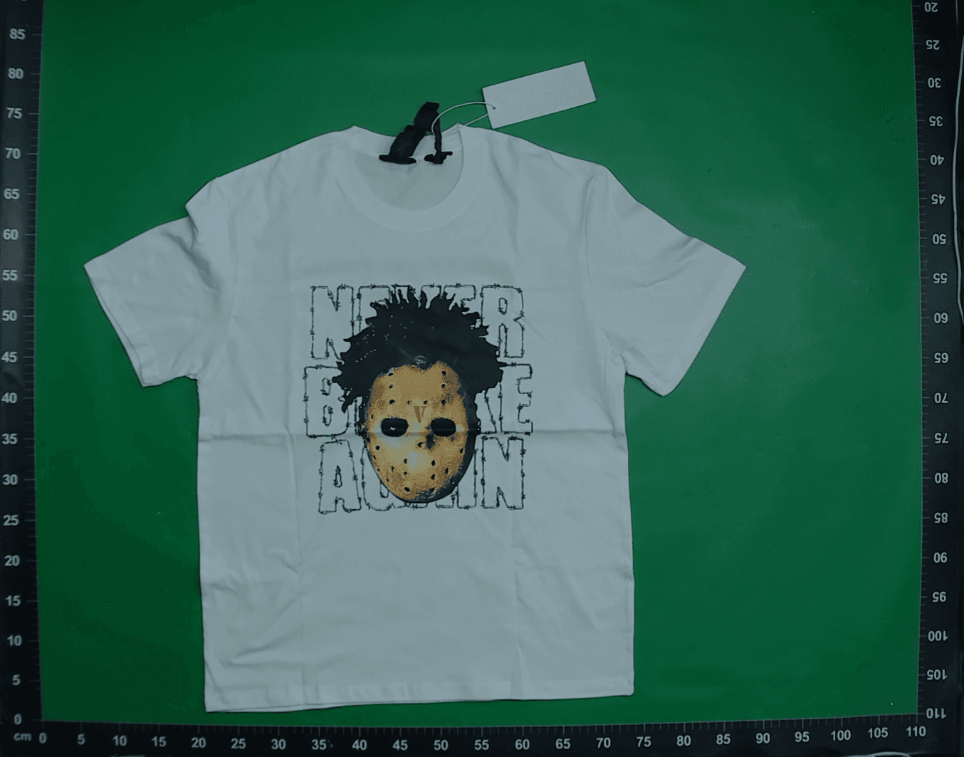 跨境外单VLONE FOG潮牌大V字母Logo樱花短袖素描刺绣唇印涂鸦印 — miniatura QC 2