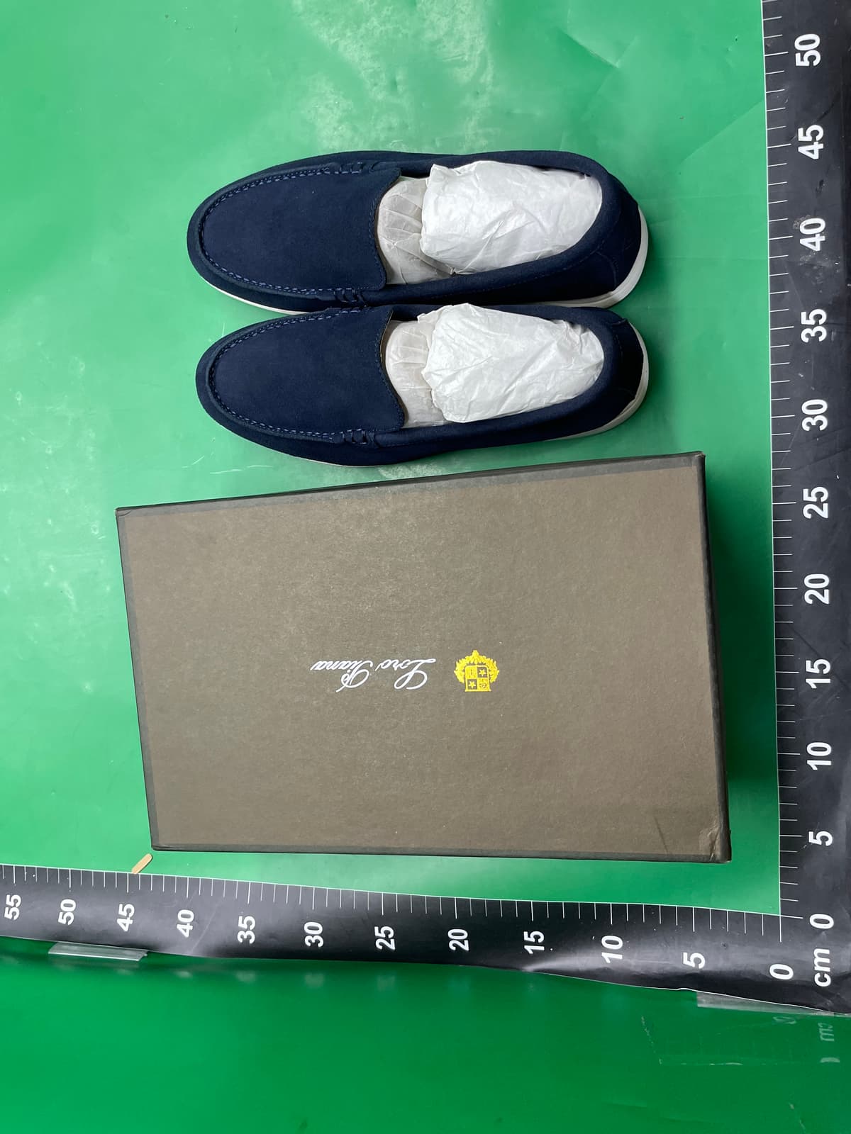工厂现货直销情侣款高版LP一脚蹬软底休闲真皮单鞋舒适百搭乐福鞋 — miniatura QC 5